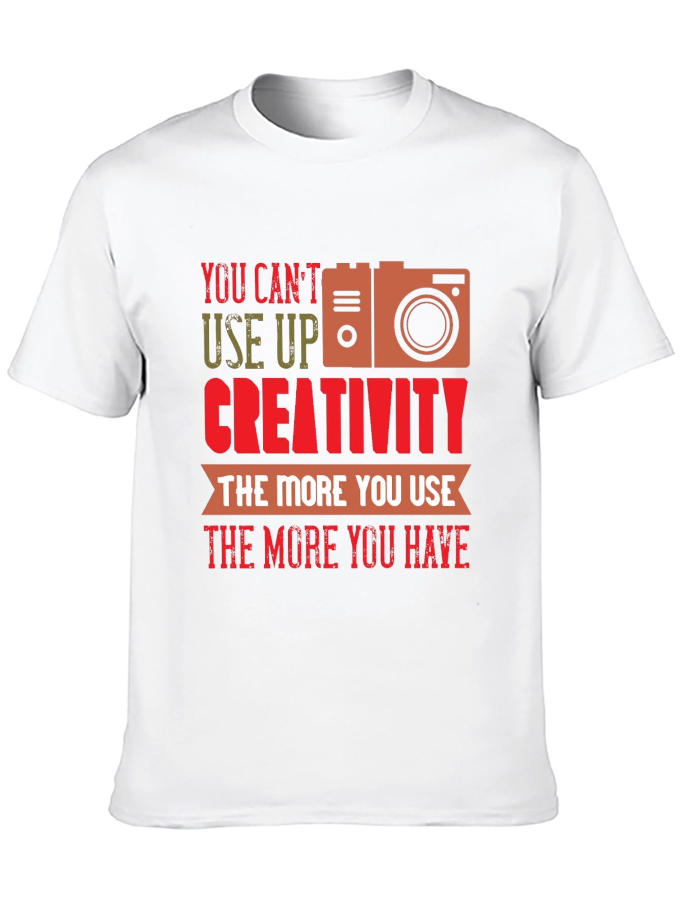 Creativity Camera Graphic T-Shirt