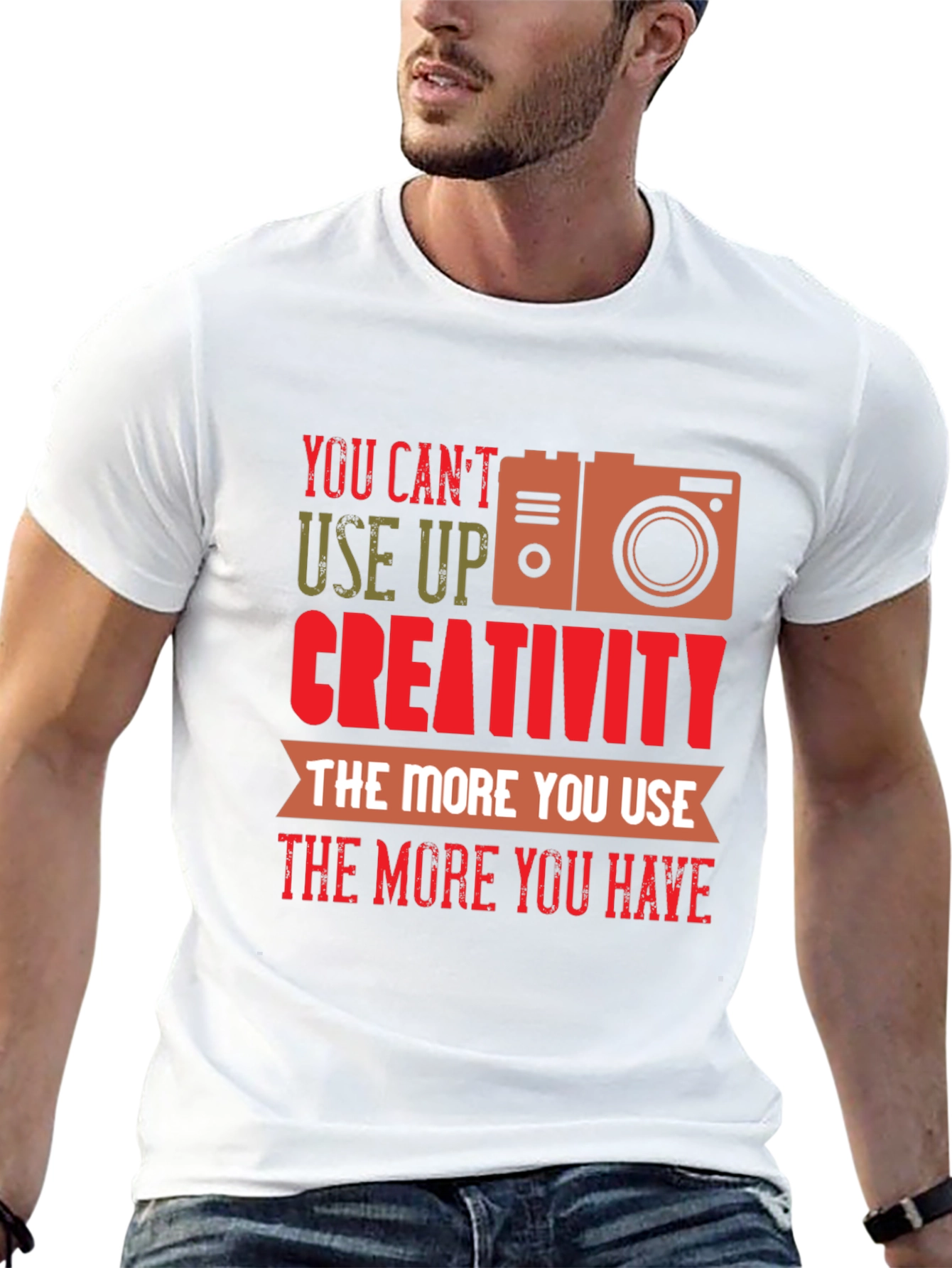 Creativity Camera Graphic T-Shirt