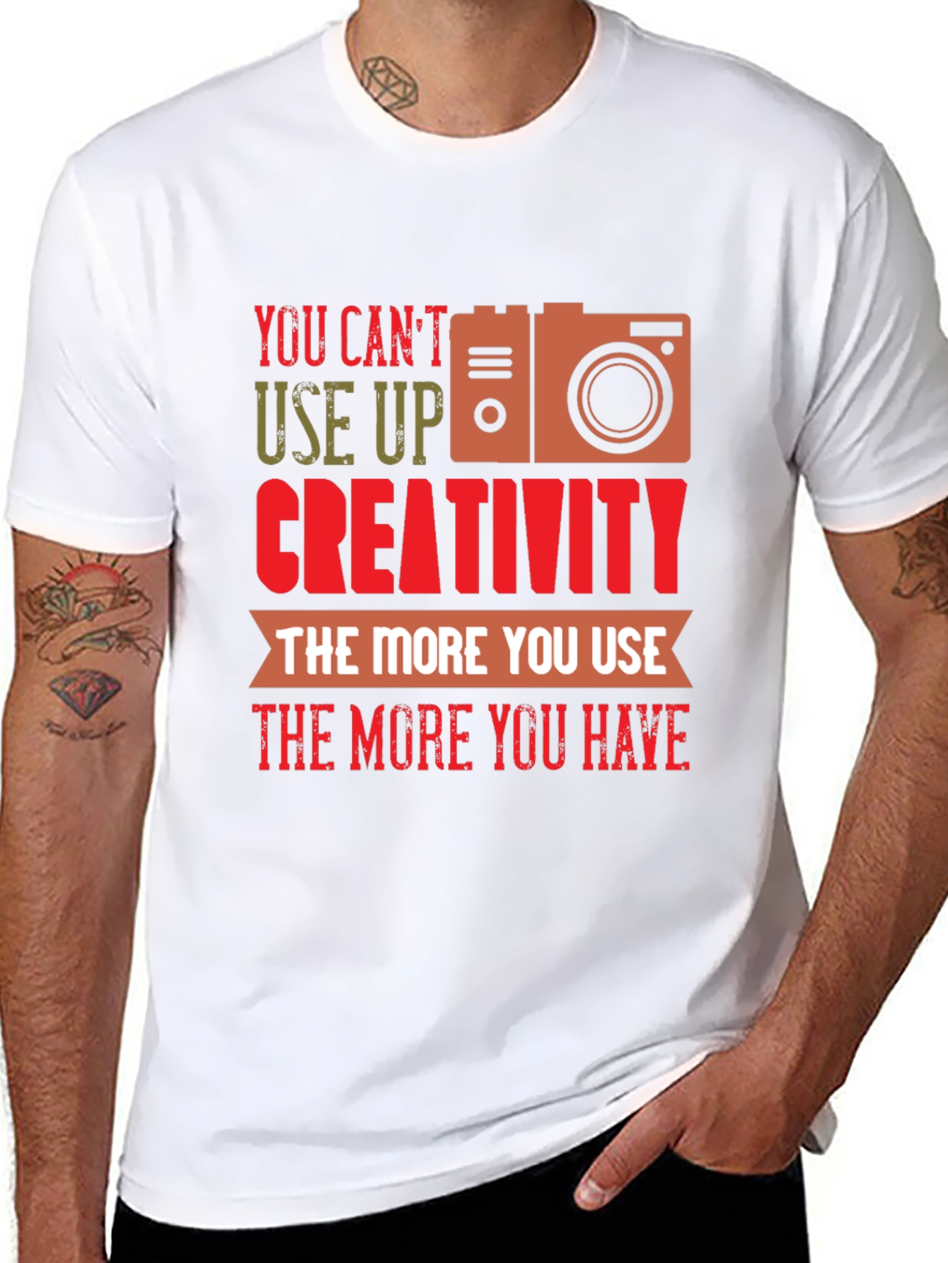 Creativity Camera Graphic T-Shirt