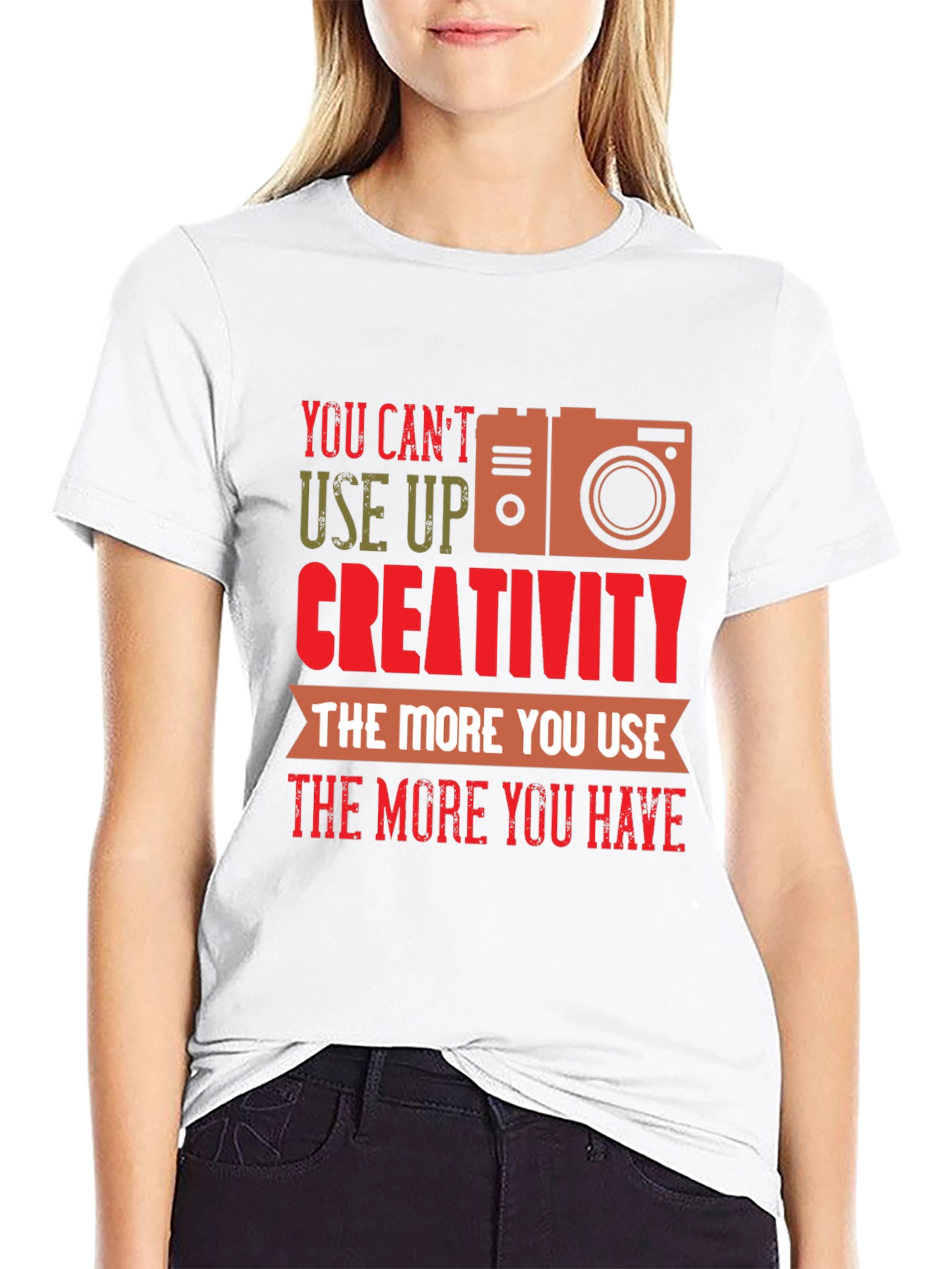Creativity Camera Graphic T-Shirt