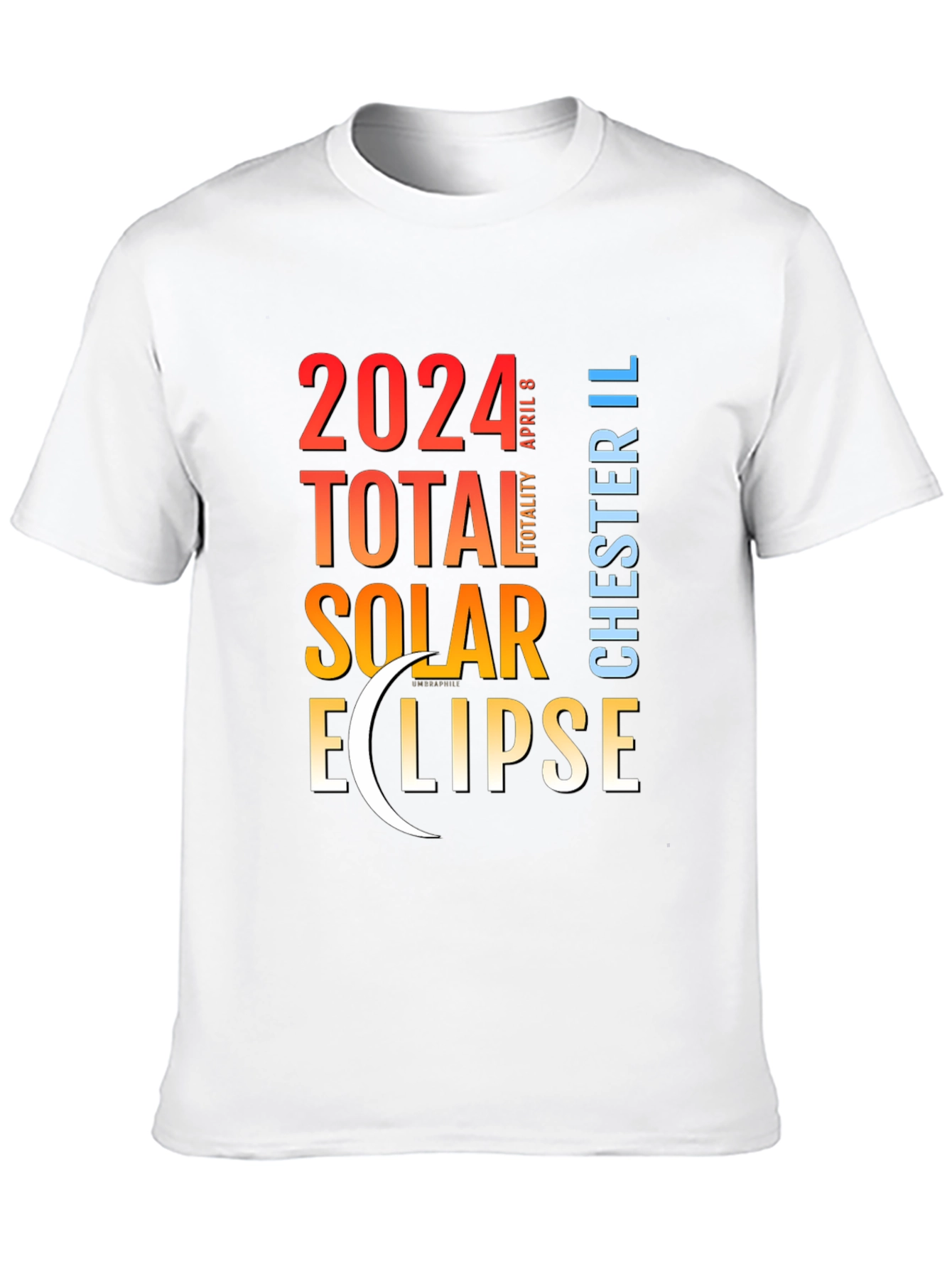 2024 Total Solar Eclipse Chester IL T-Shirt