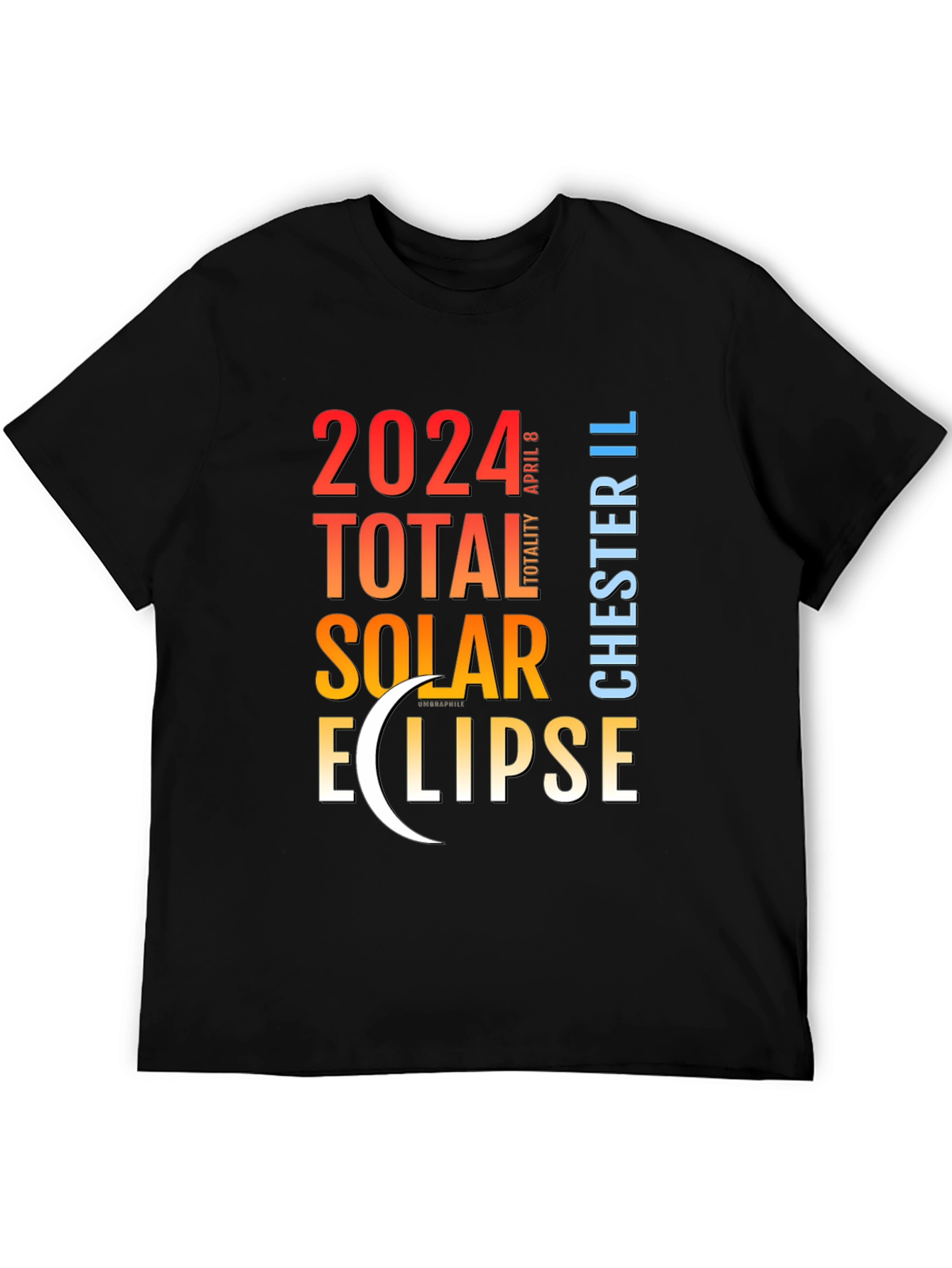 2024 Total Solar Eclipse Chester IL T-Shirt