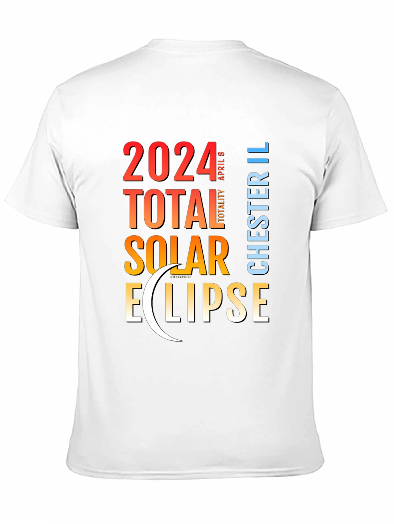 2024 Total Solar Eclipse Chester IL T-Shirt
