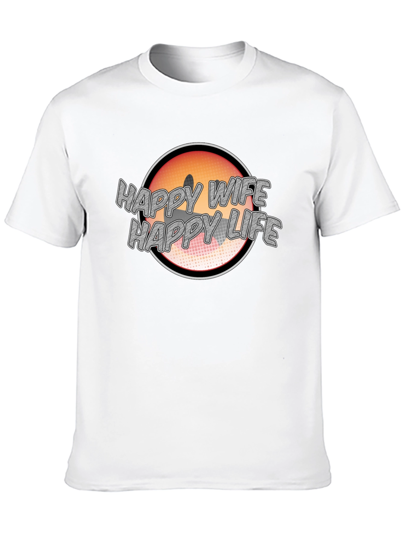 Happy Wife Happy Life Graphic Tee