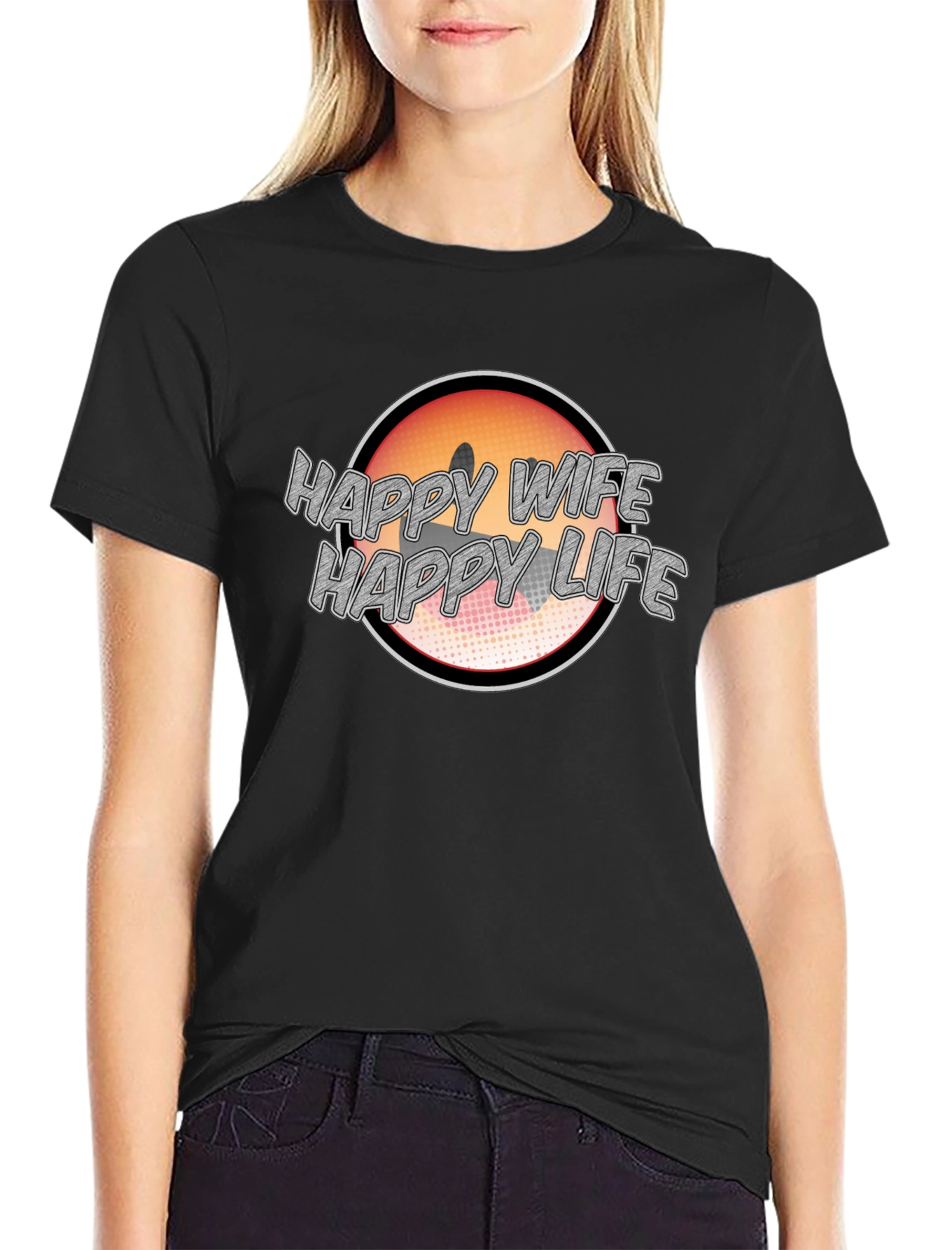 Happy Wife Happy Life Graphic Tee