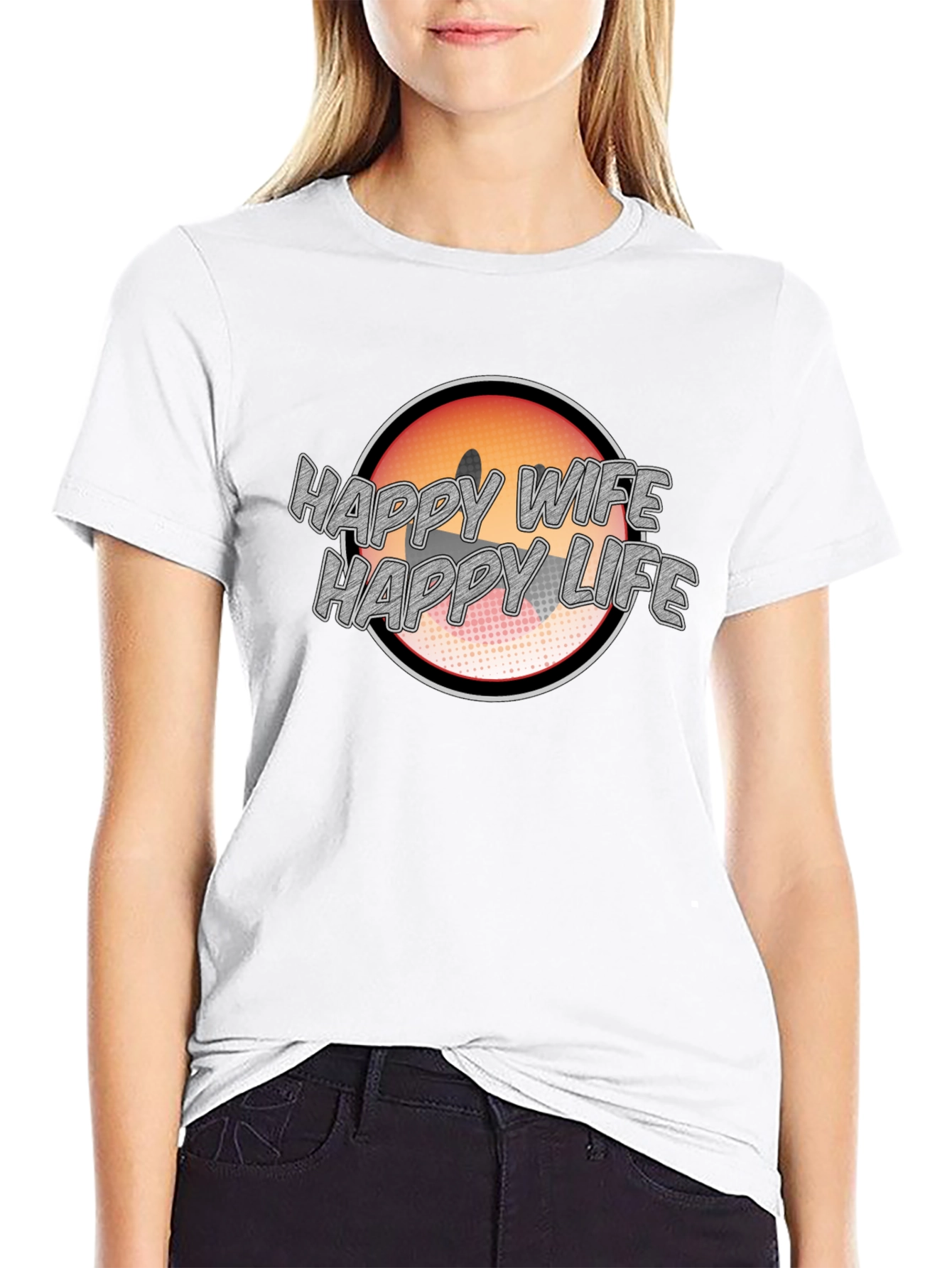 Happy Wife Happy Life Graphic Tee