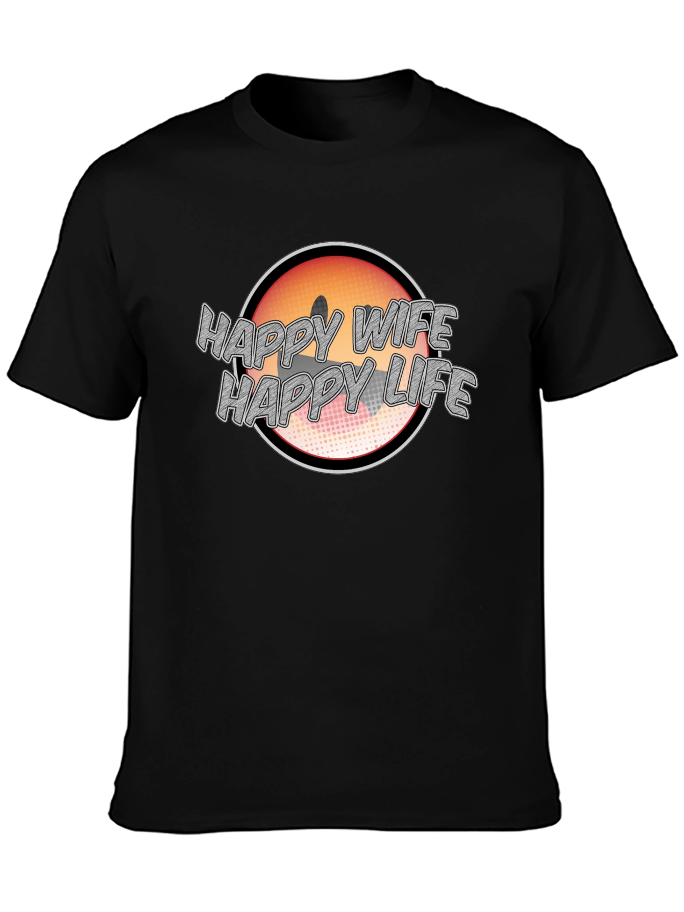Happy Wife Happy Life Graphic Tee