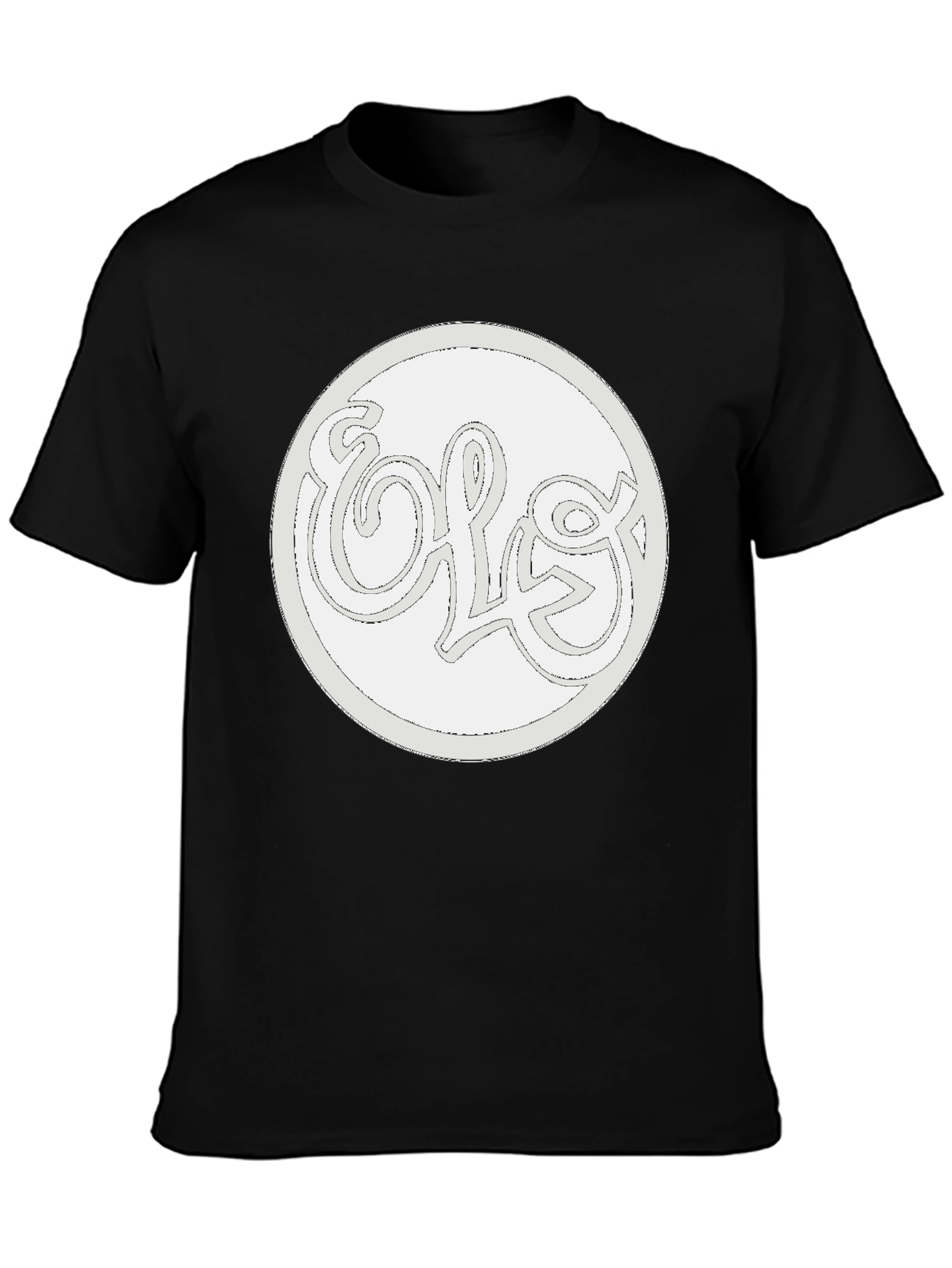 ELO Logo Black T-Shirt - Classic Rock Band