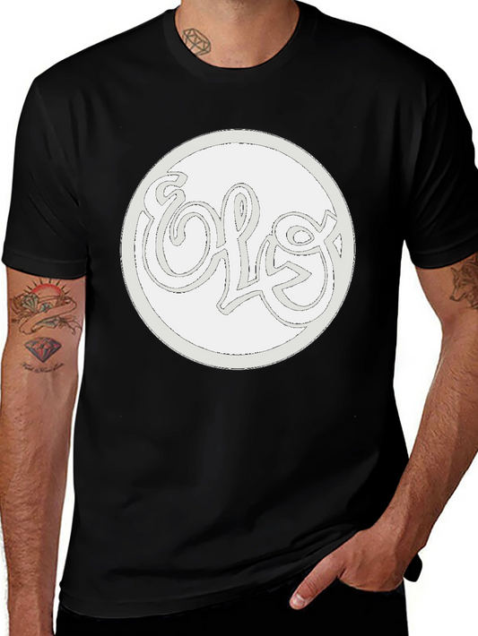 ELO Logo Black T-Shirt - Classic Rock Band