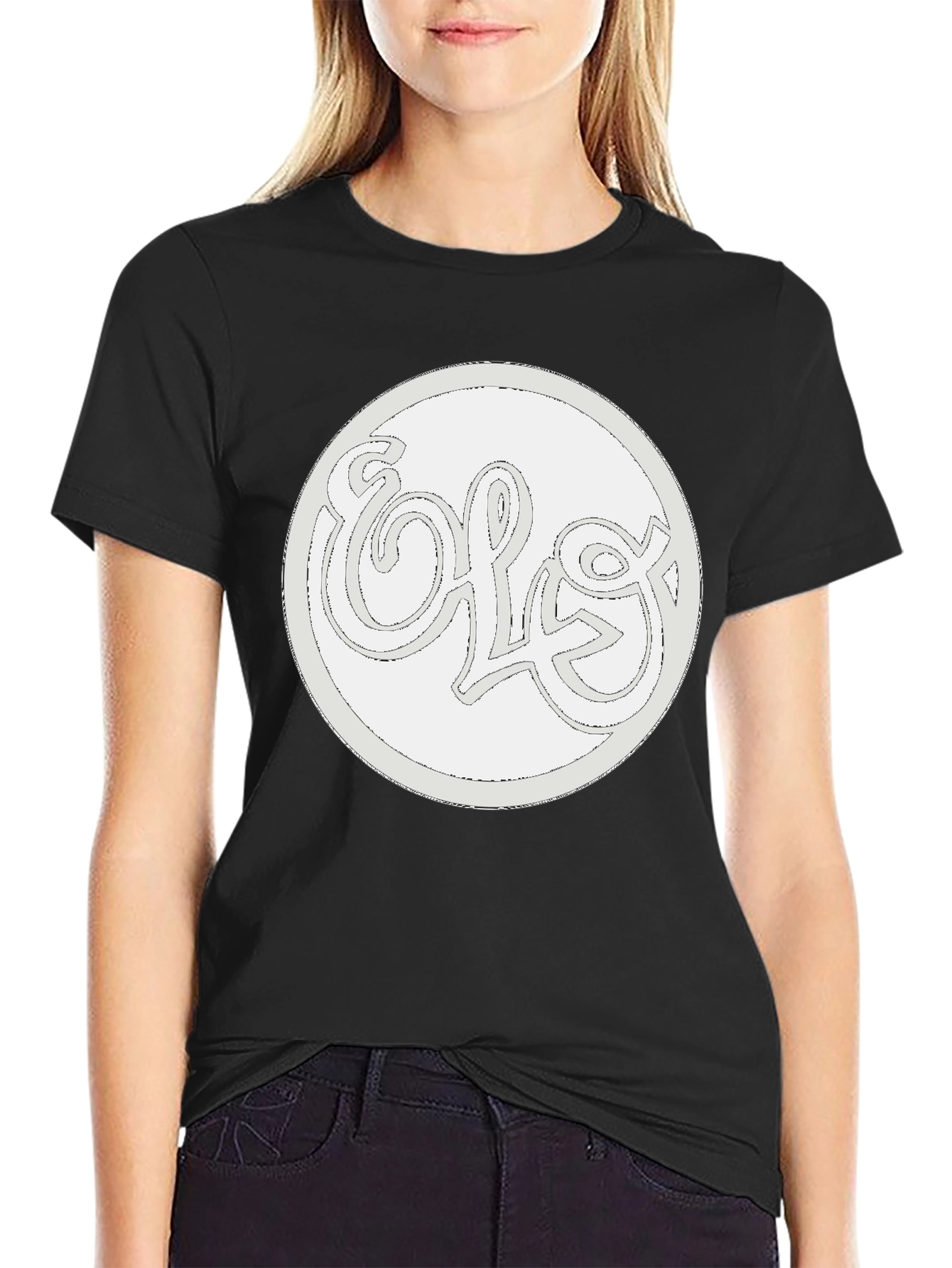 ELO Logo Black T-Shirt - Classic Rock Band