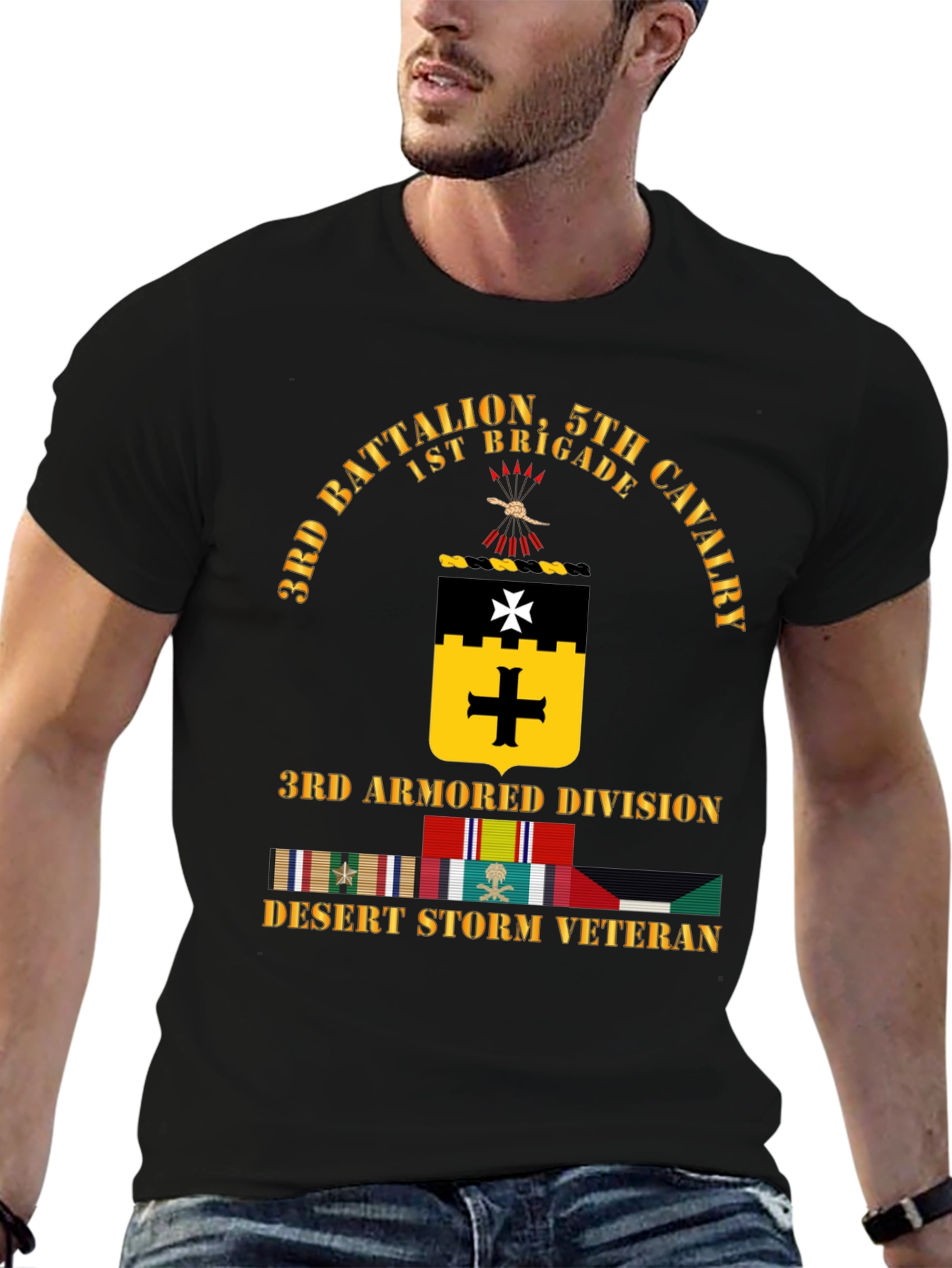 3rd Armored Division Desert Storm Veteran T-Shirt