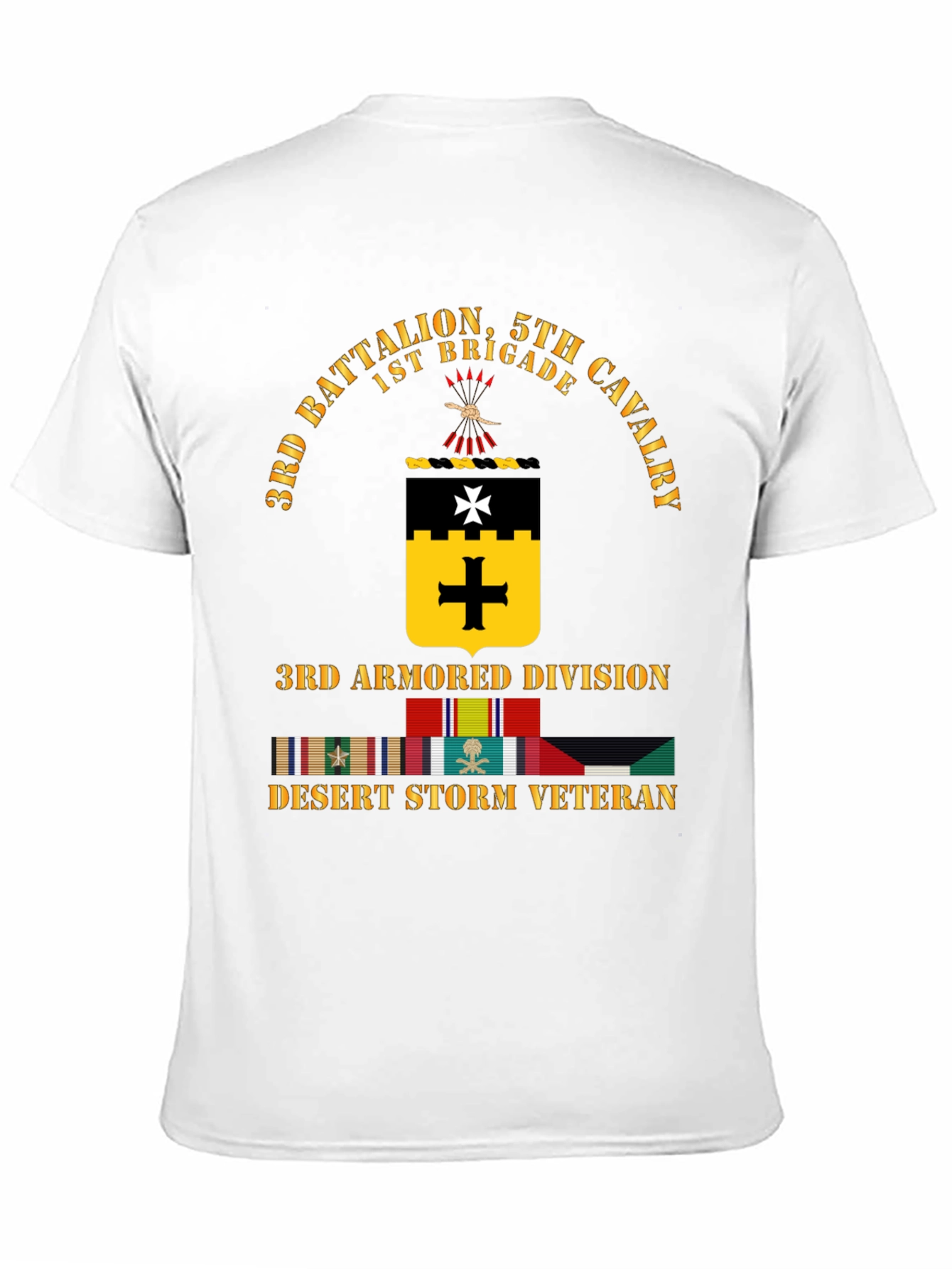 3rd Armored Division Desert Storm Veteran T-Shirt