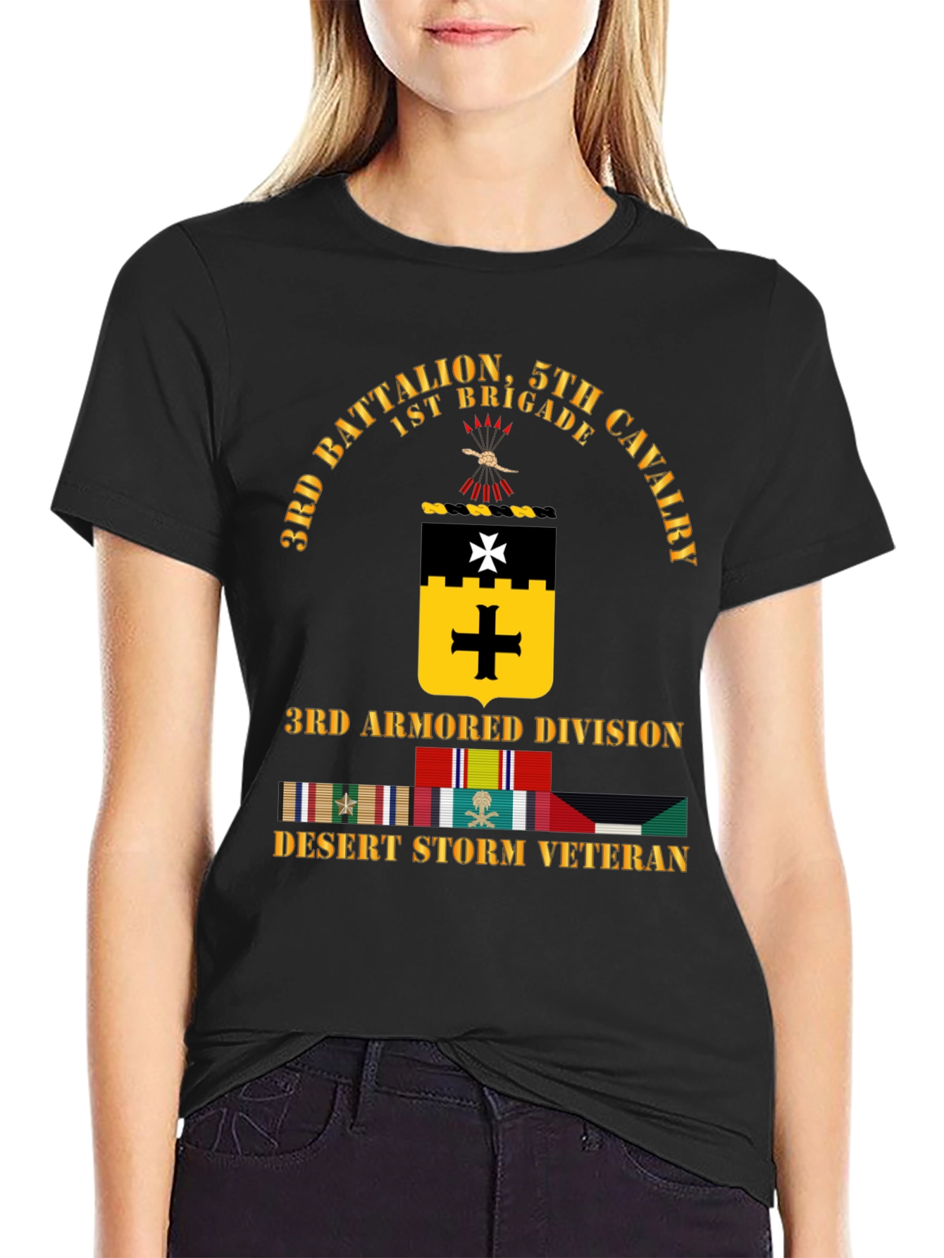 3rd Armored Division Desert Storm Veteran T-Shirt