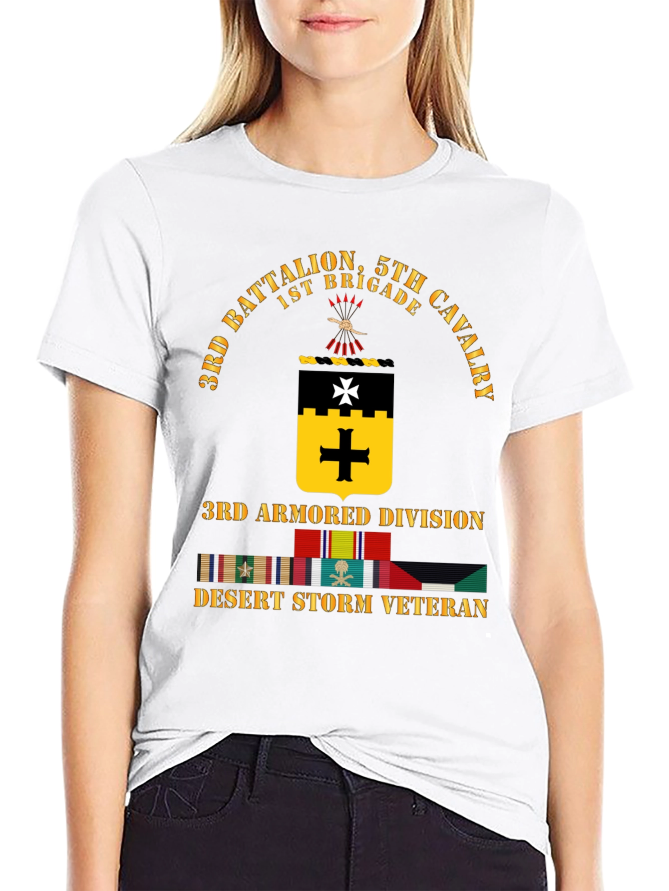 3rd Armored Division Desert Storm Veteran T-Shirt