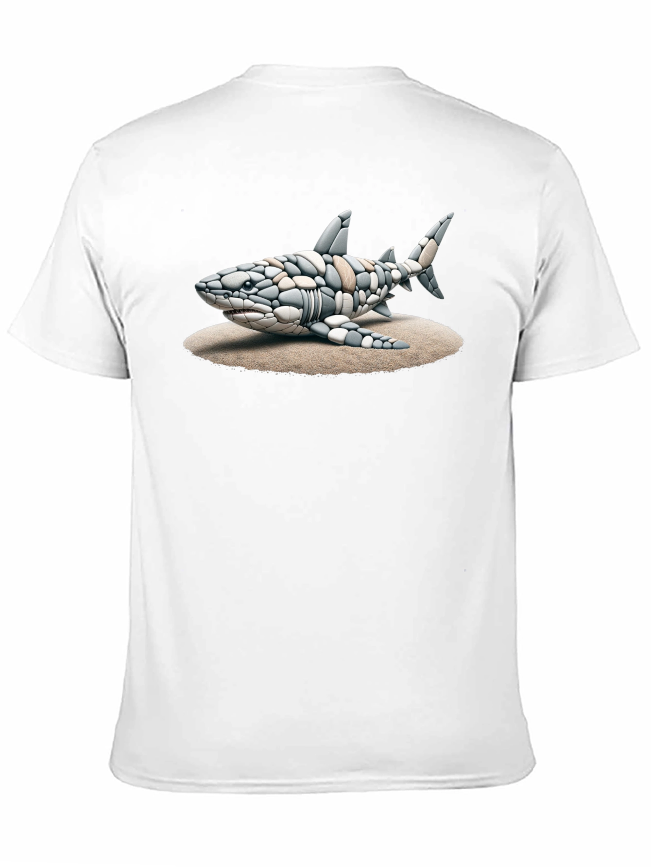 Shark Stone Art Graphic Tee