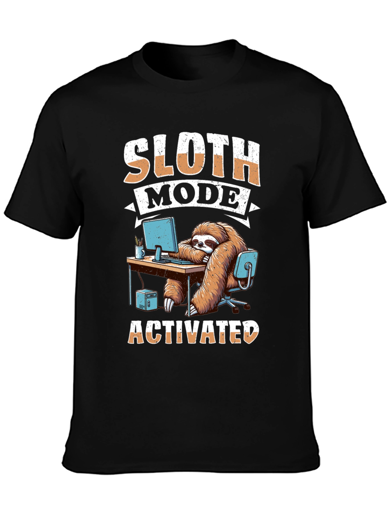 Sloth Mode Activated Graphic T-Shirt