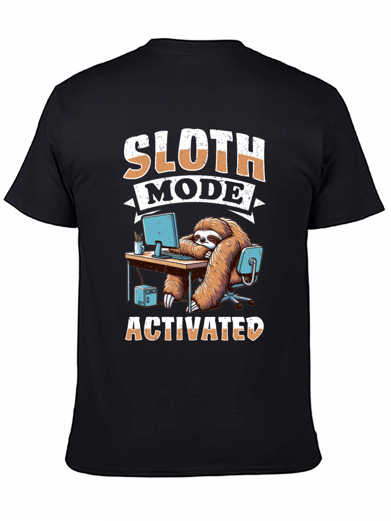 Sloth Mode Activated Graphic T-Shirt