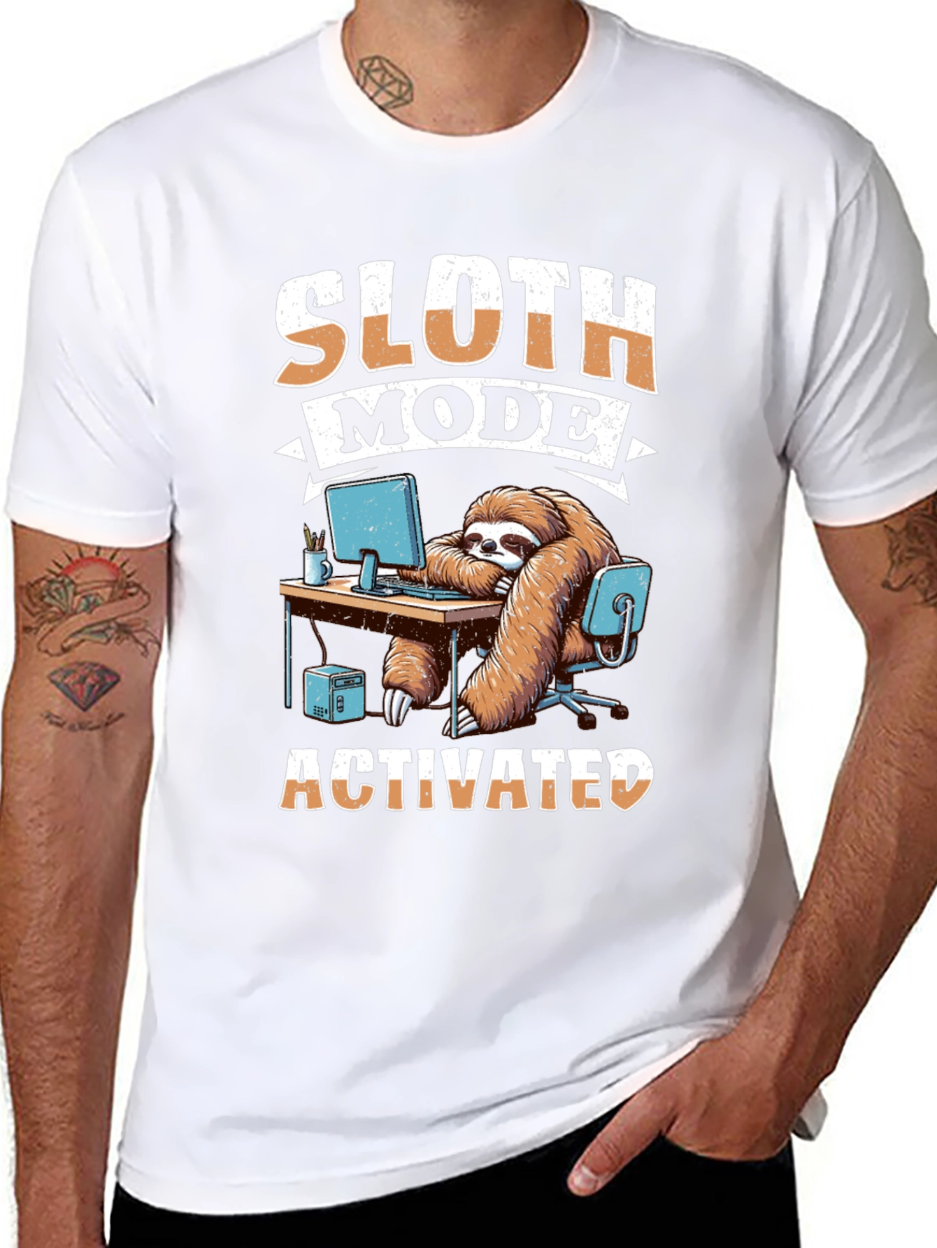 Sloth Mode Activated Graphic T-Shirt