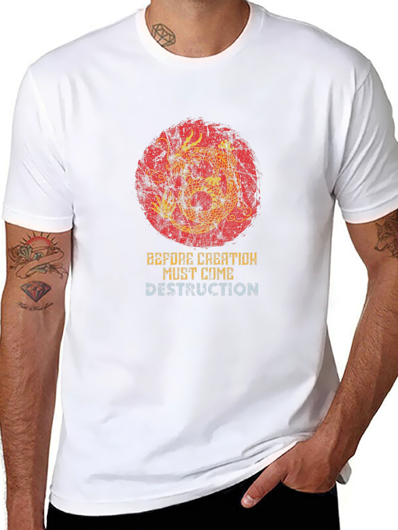 Dragon Destruction Graphic T-Shirt