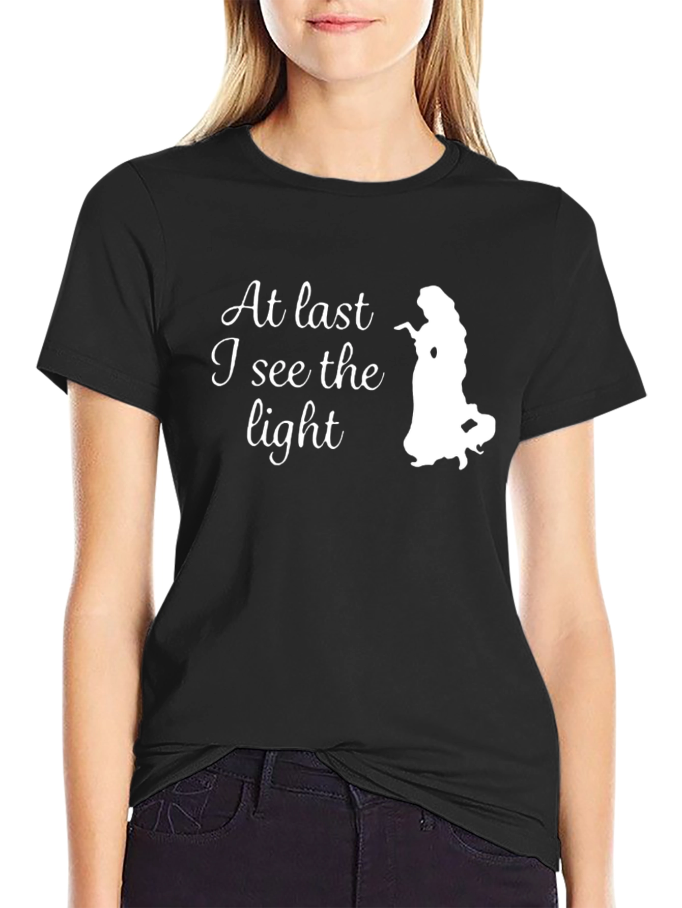 Rapunzel At Last I See the Light Graphic Tee