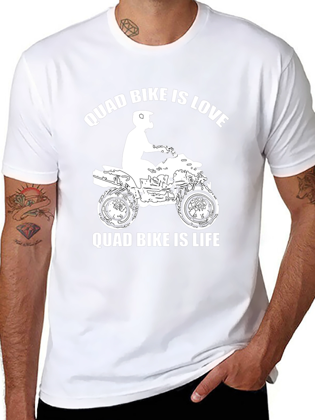 Quad Bike Is Love Quad Bike Is Life T-Shirt