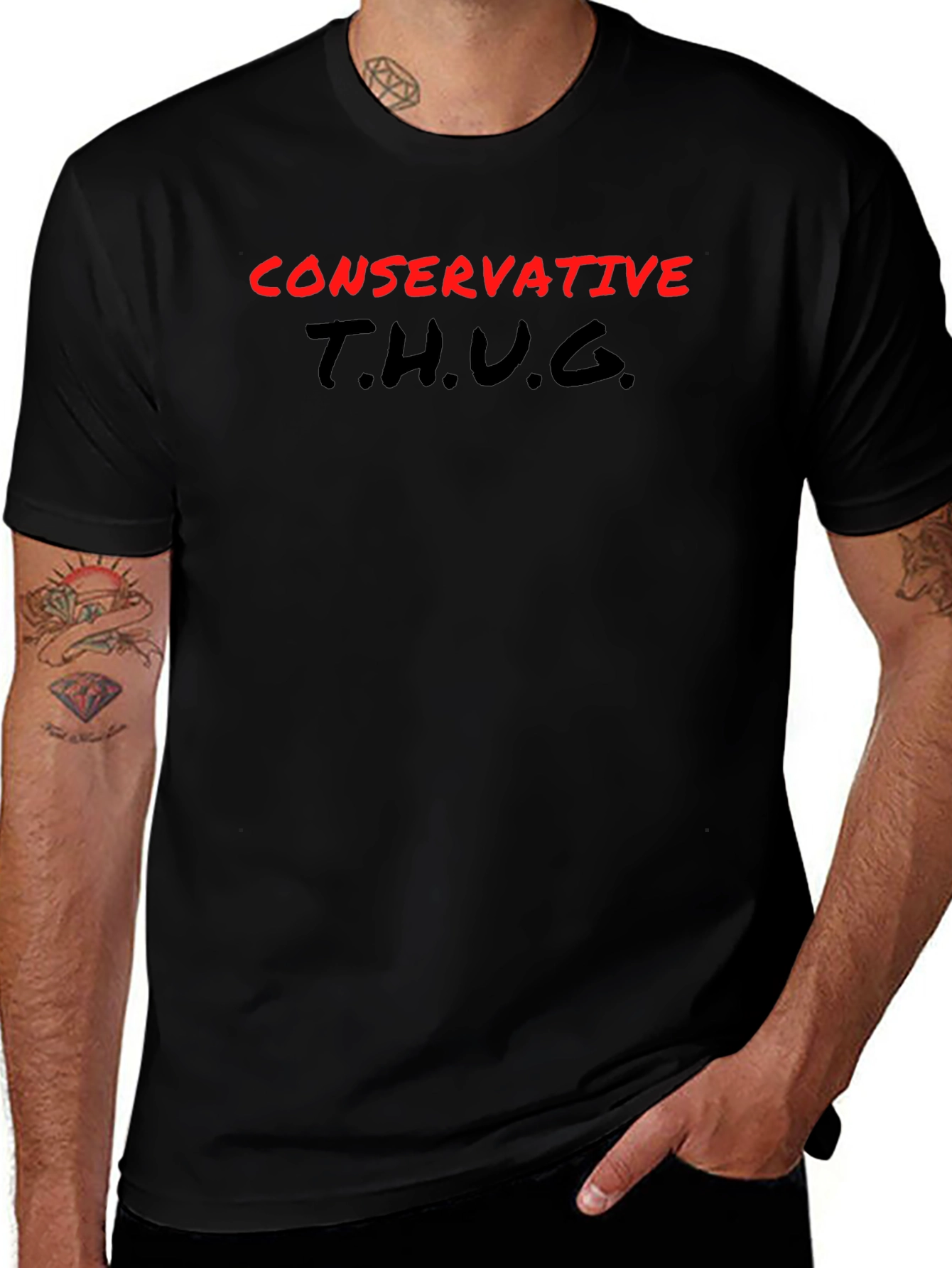 Conservative T.H.U.G. Black T-Shirt