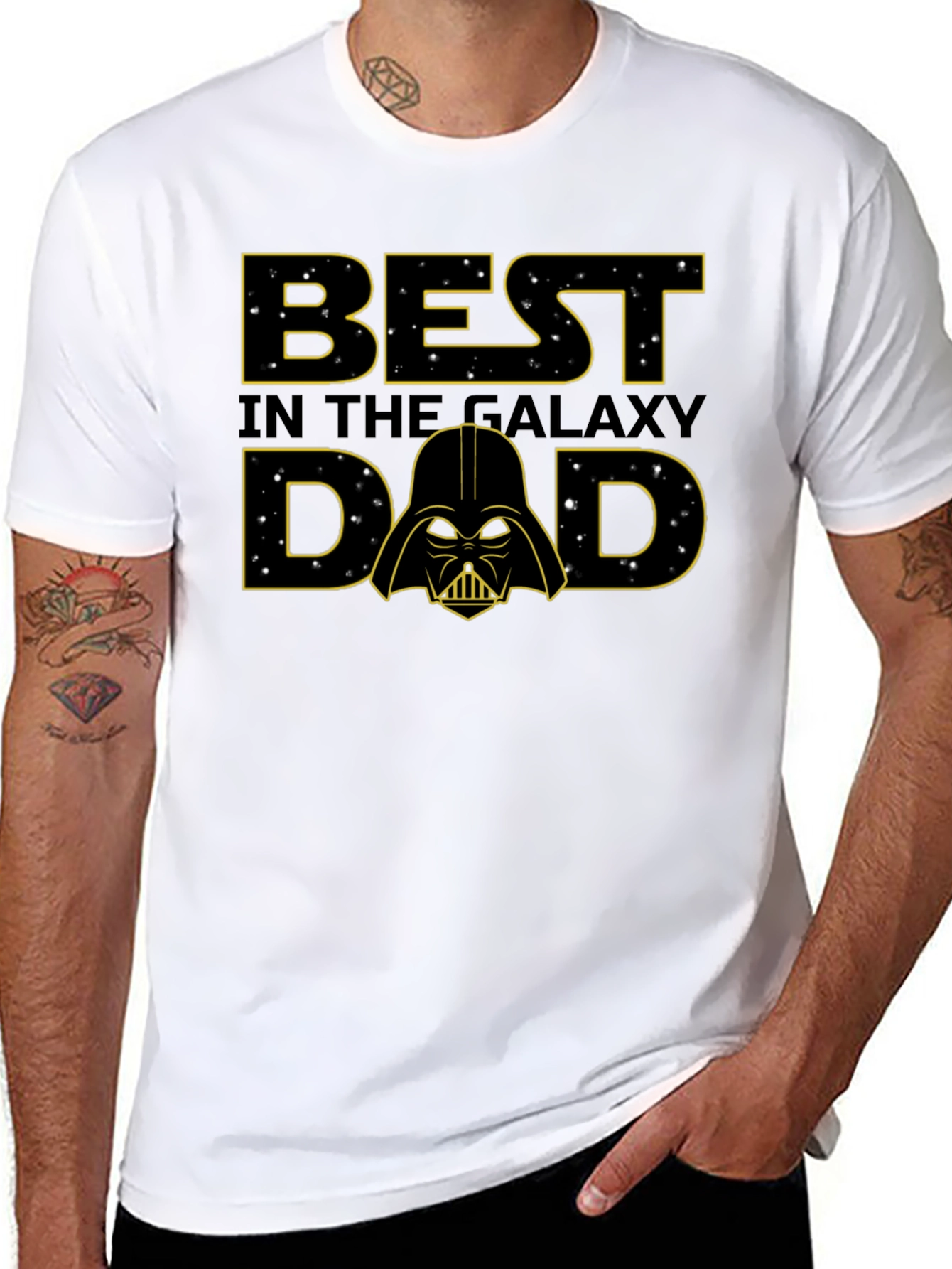 Best Dad in the Galaxy - Star Wars T-Shirt