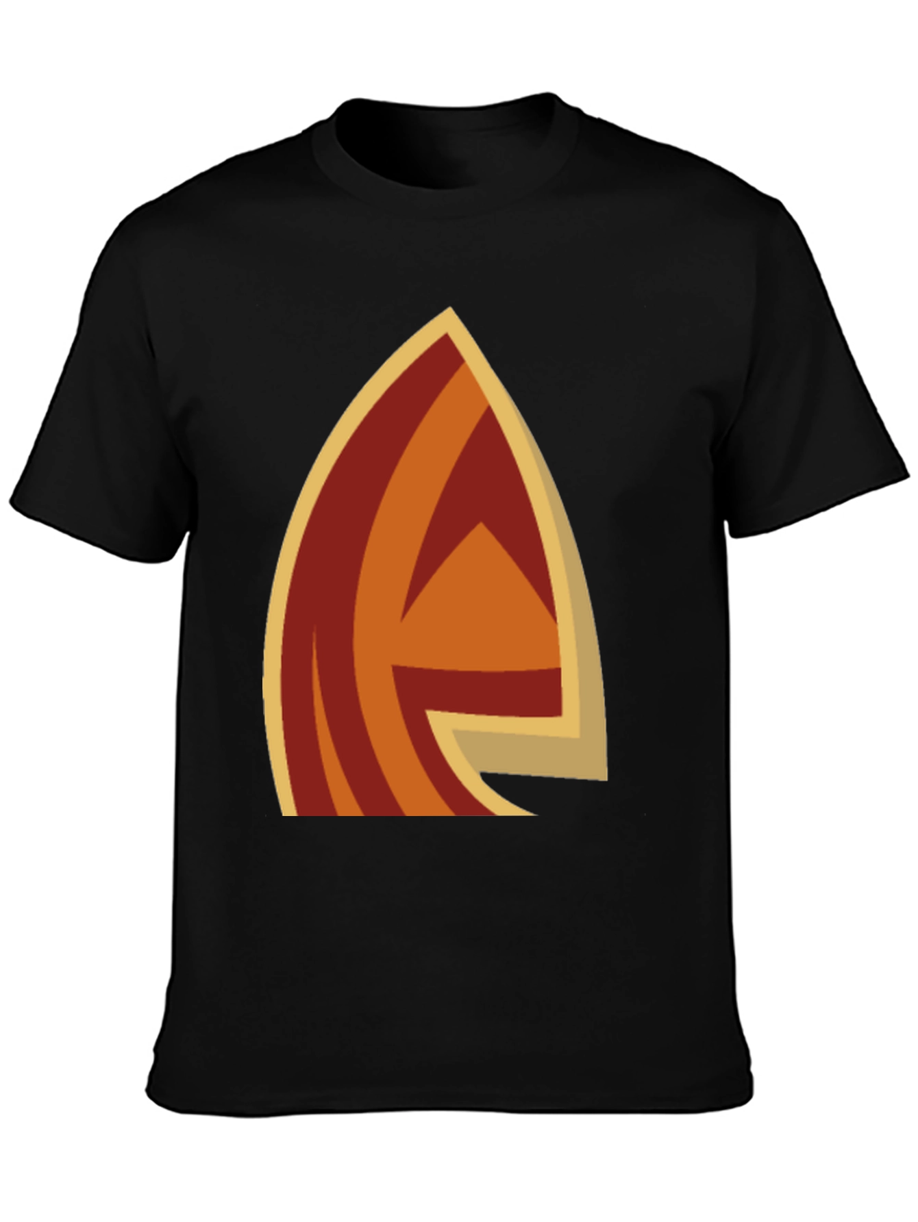 Retro Arrow Graphic Black T-Shirt