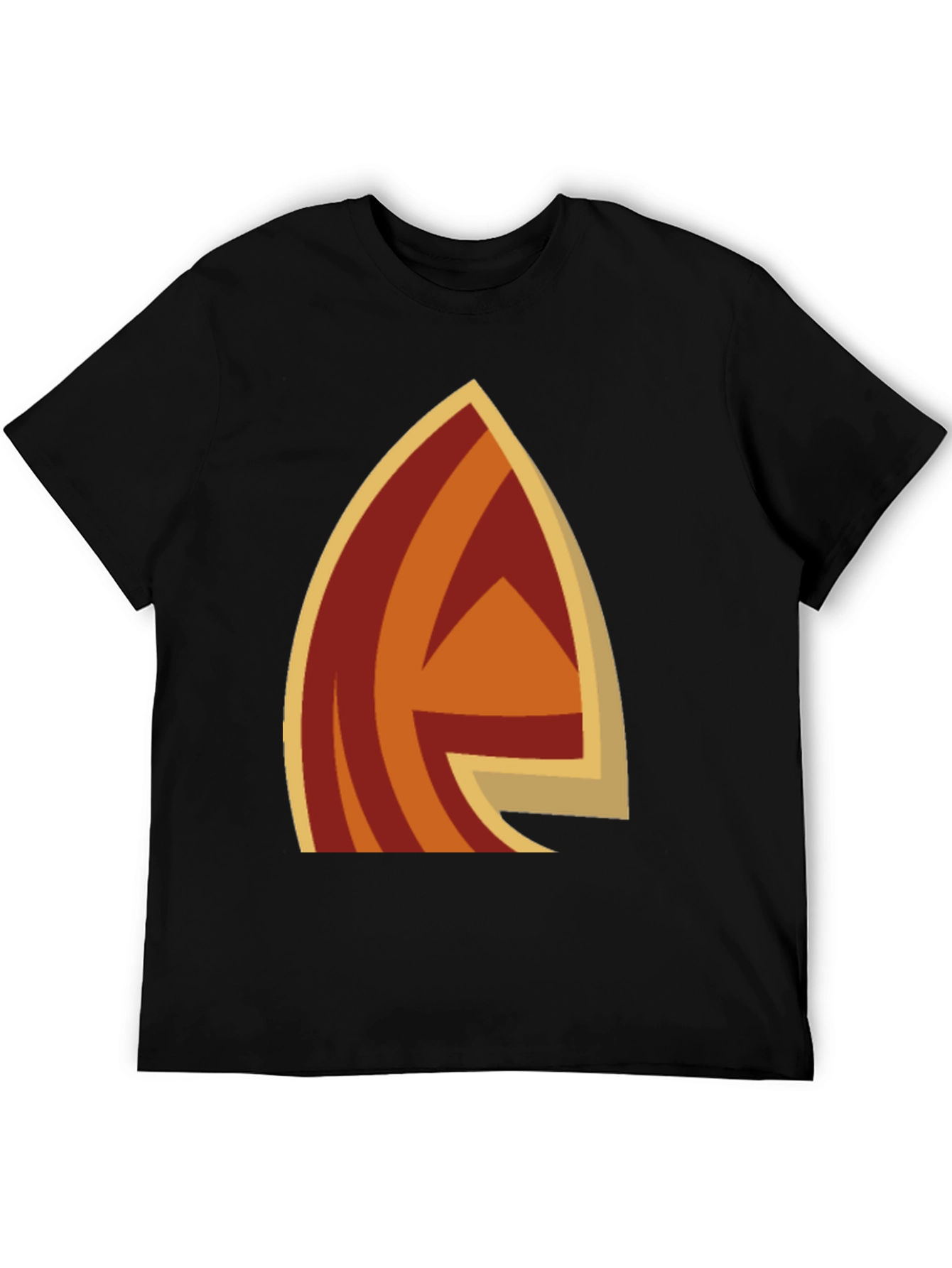 Retro Arrow Graphic Black T-Shirt