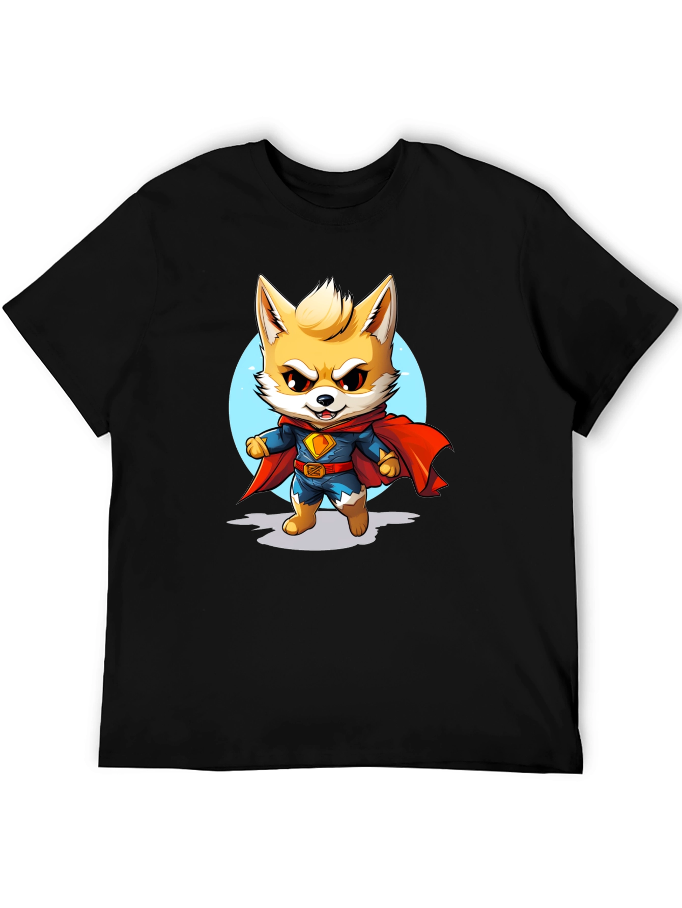 Super Fox T-Shirt - Cartoon Hero Tee