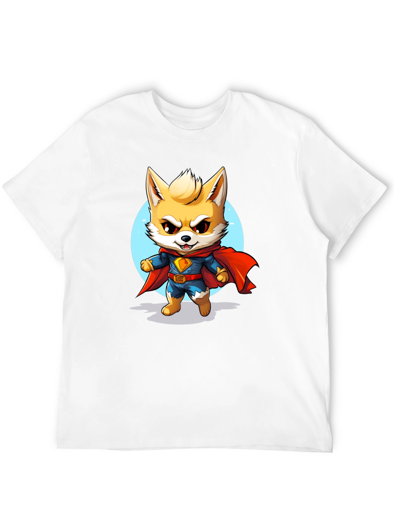 Super Fox T-Shirt - Cartoon Hero Tee