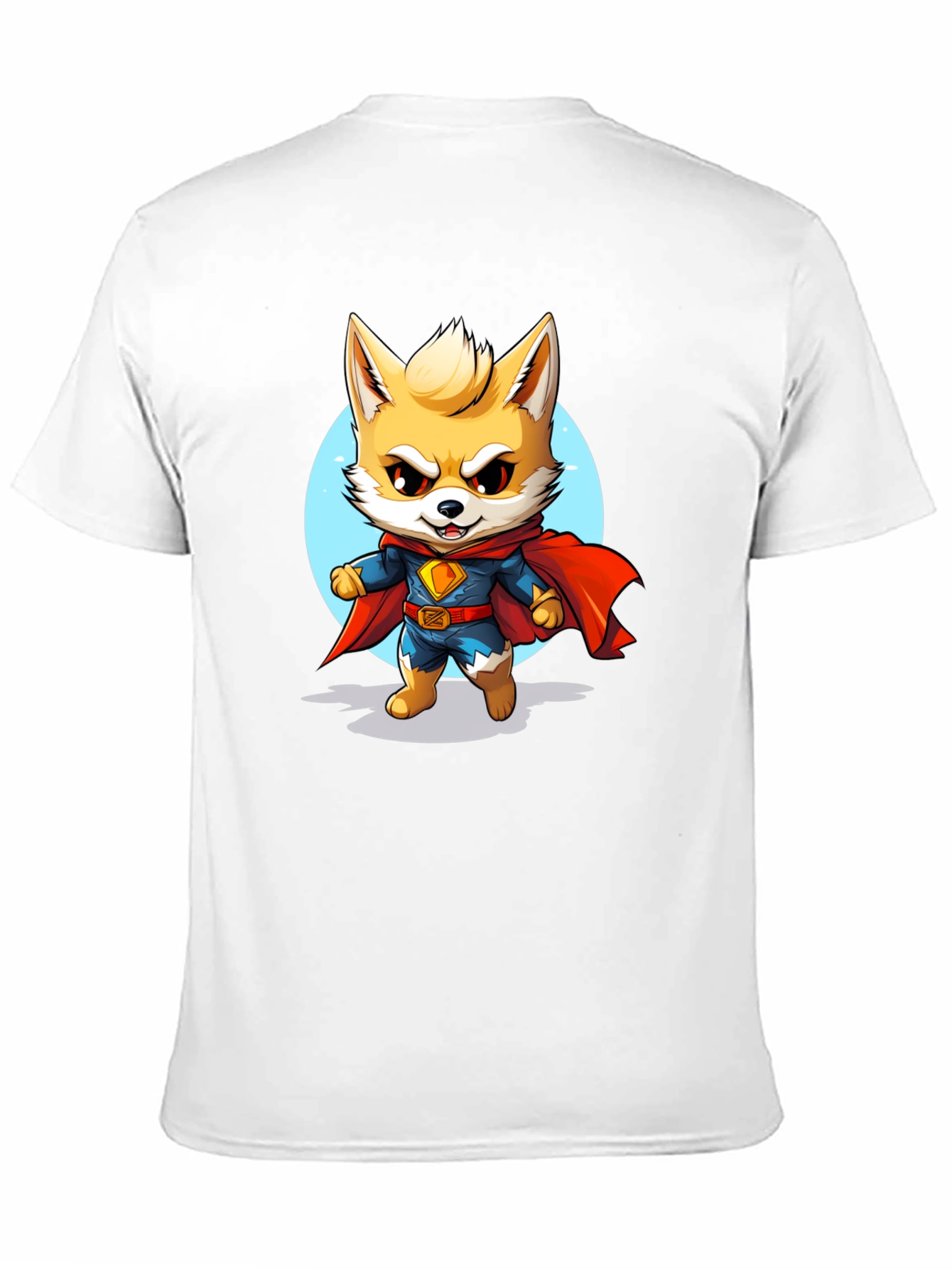 Super Fox T-Shirt - Cartoon Hero Tee