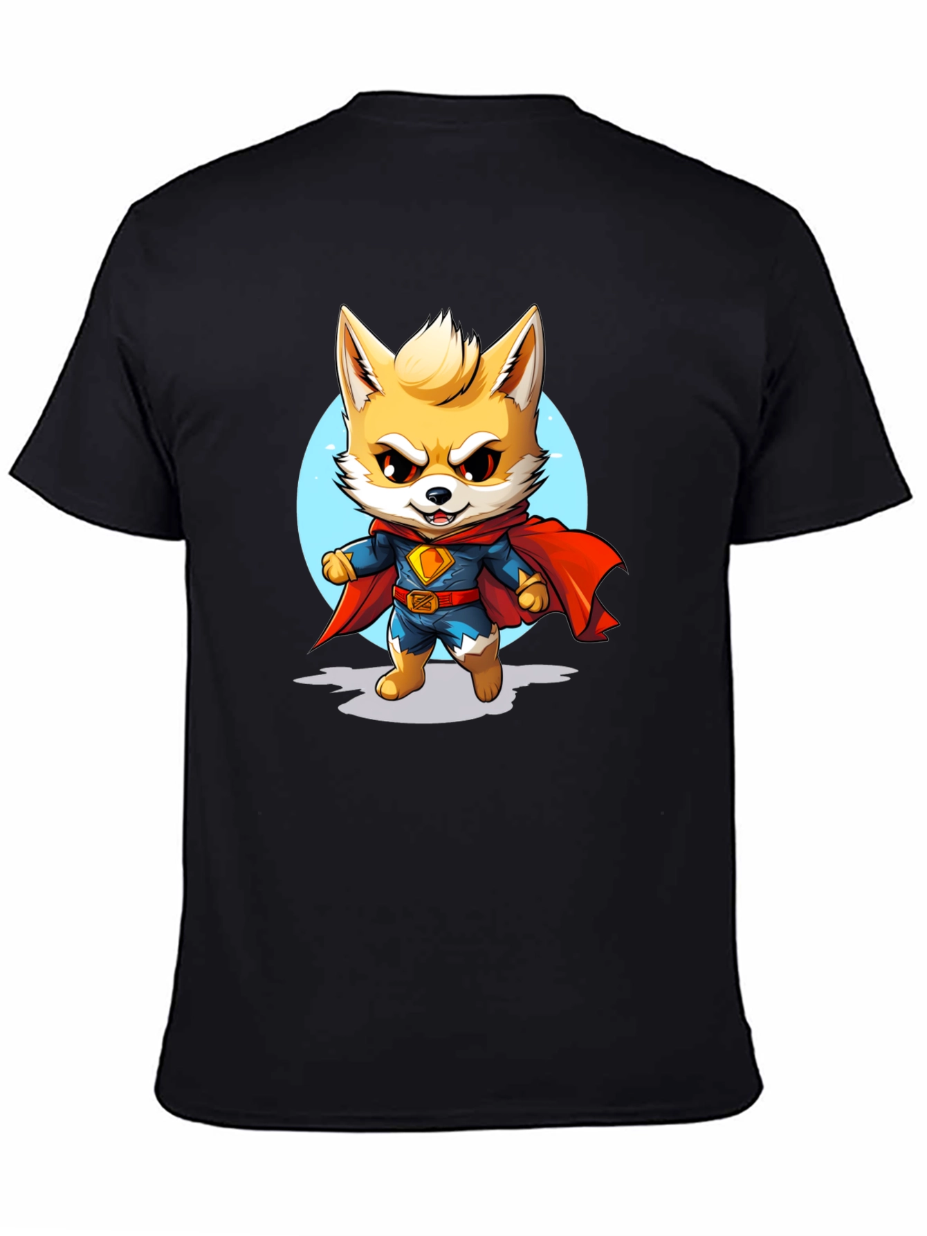 Super Fox T-Shirt - Cartoon Hero Tee