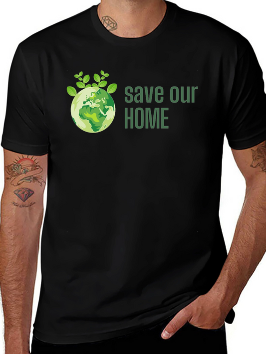 Eco-Friendly Save Our Home Graphic Tee