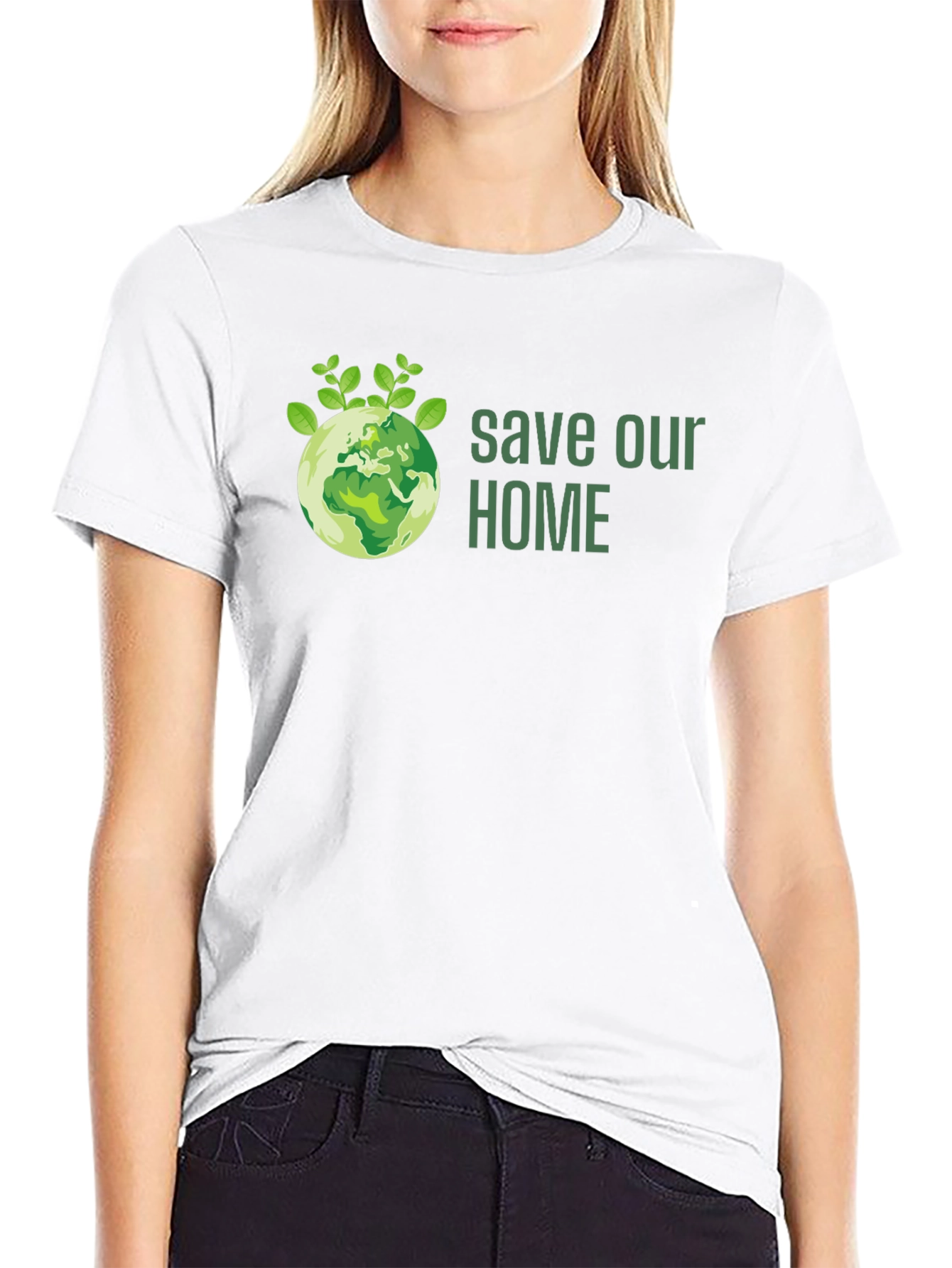 Eco-Friendly Save Our Home Graphic Tee