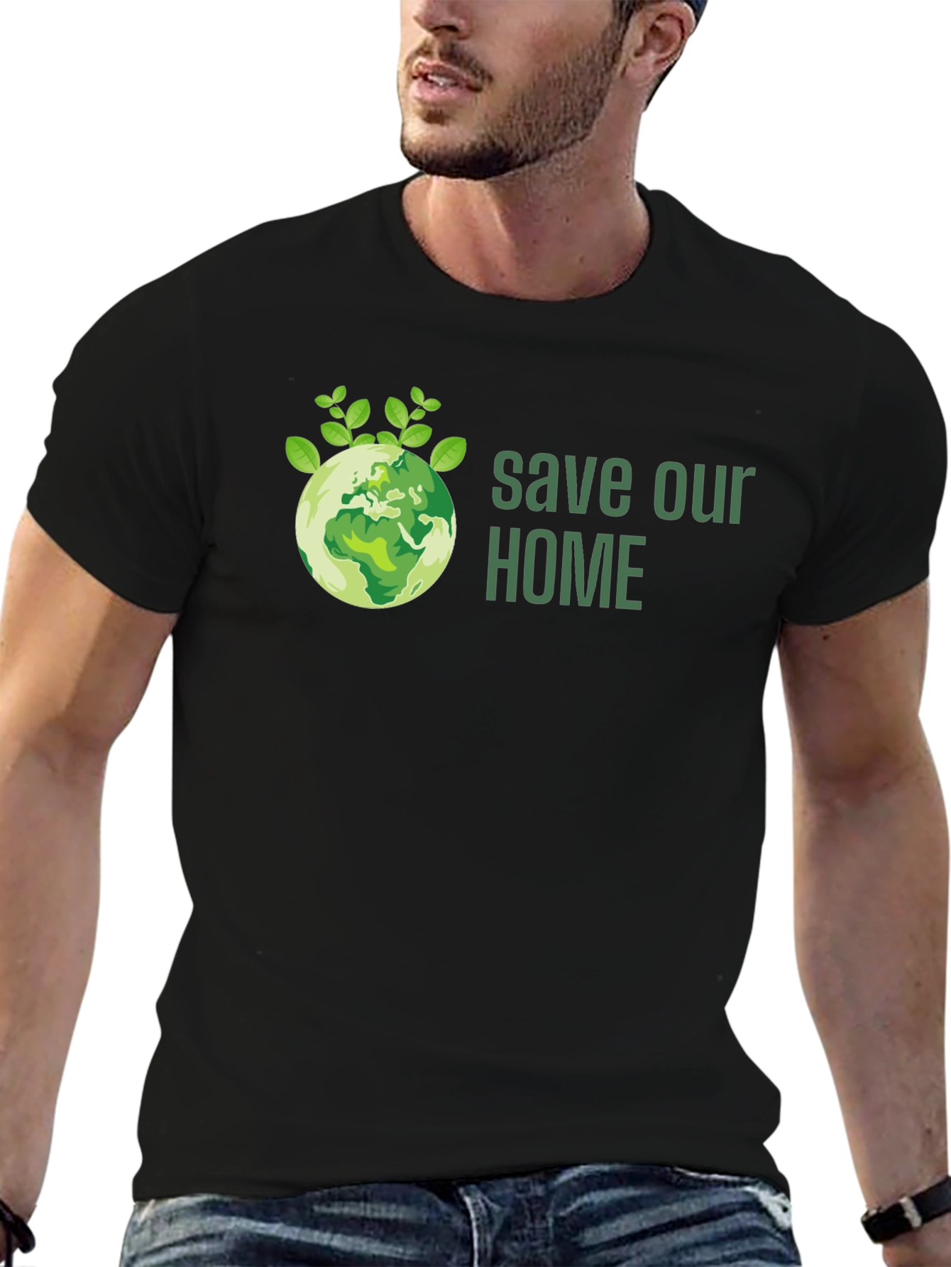 Eco-Friendly Save Our Home Graphic Tee