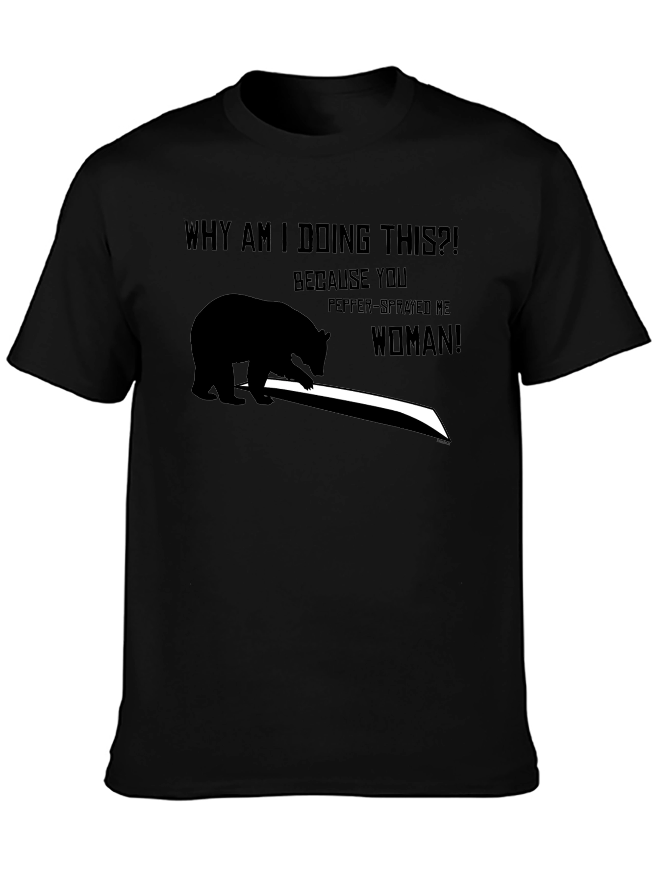 Bear Why Am I Doing This Graphic Tee