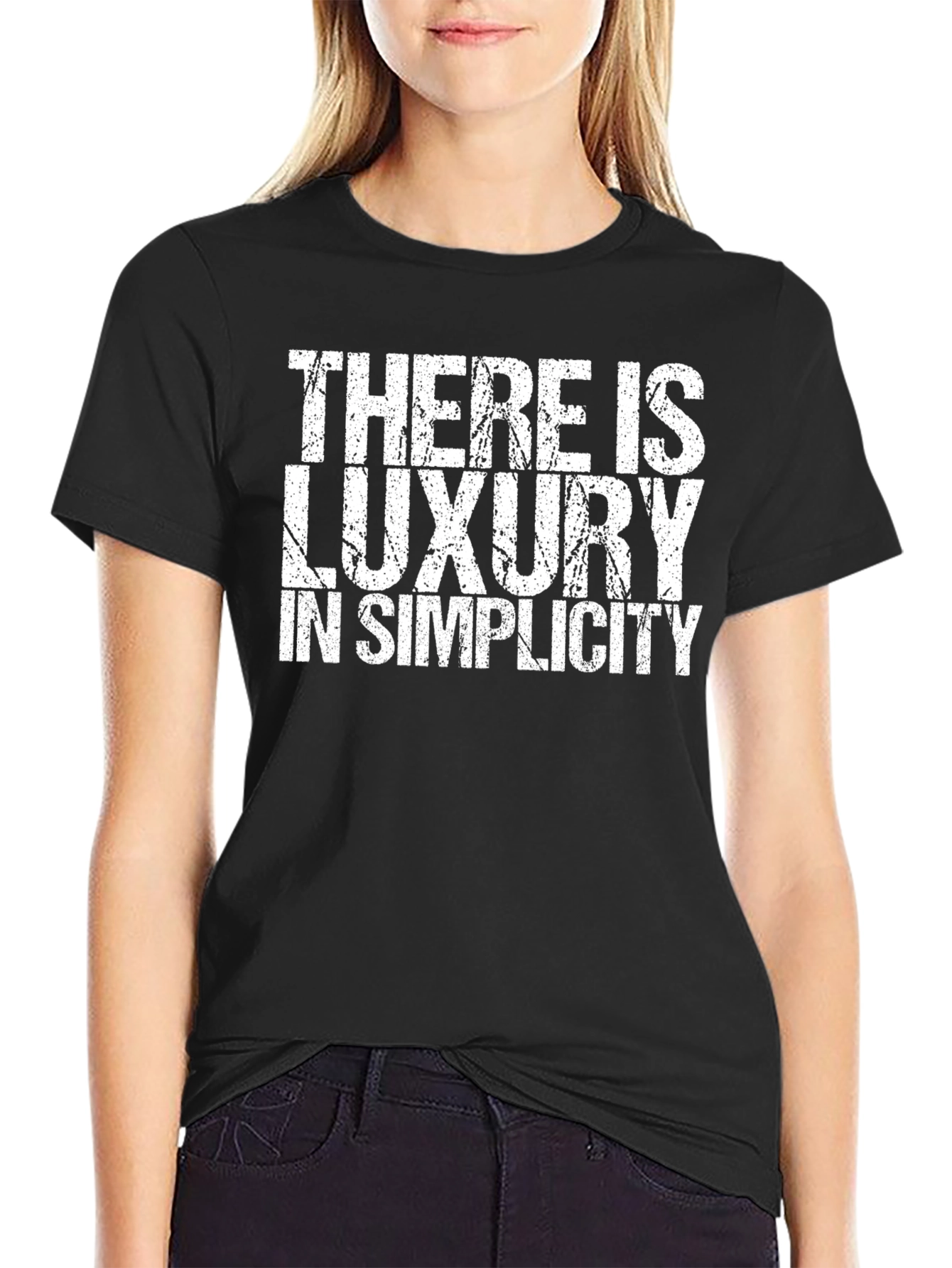 Luxury in Simplicity Graphic T-Shirt