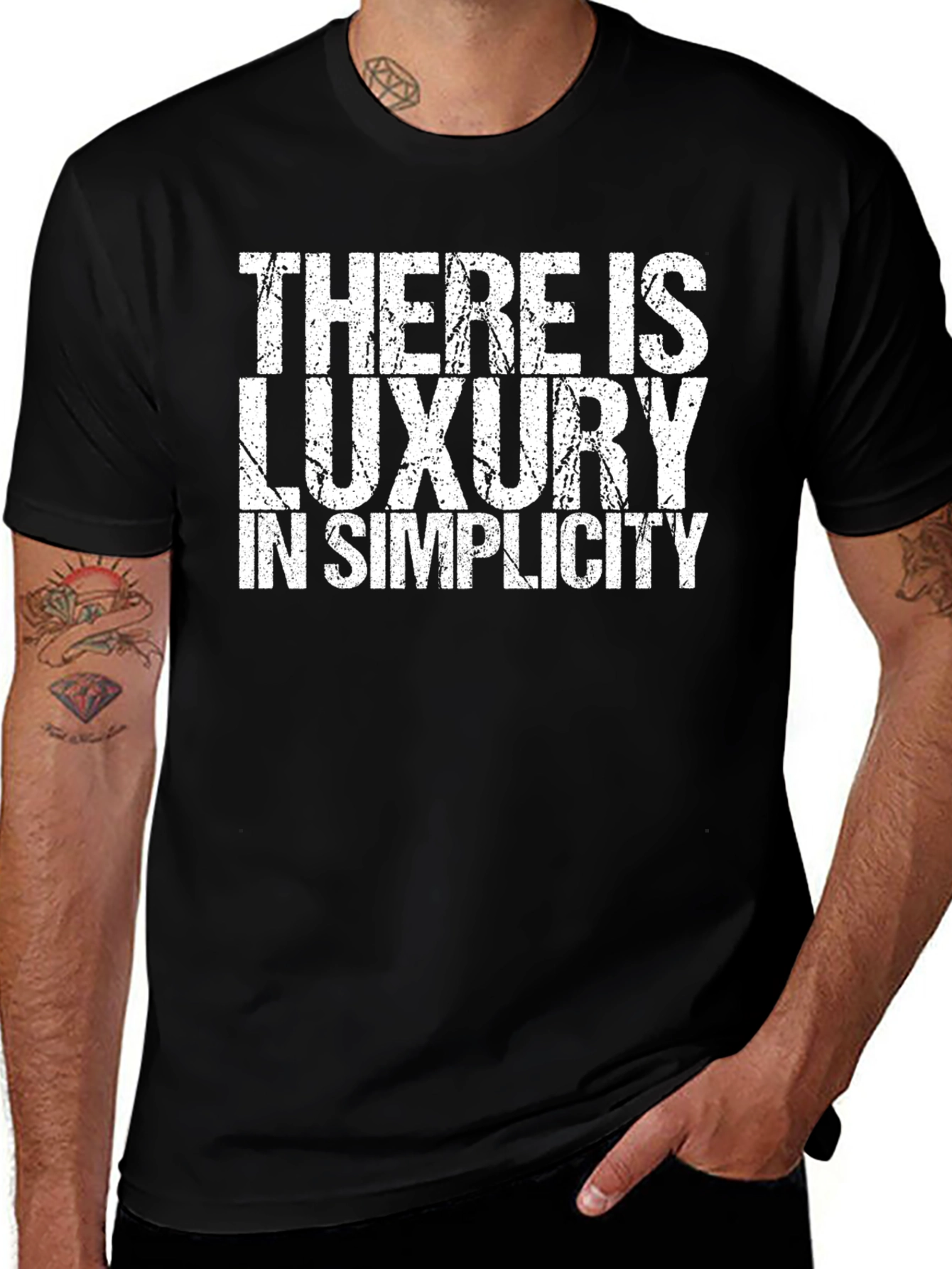 Luxury in Simplicity Graphic T-Shirt
