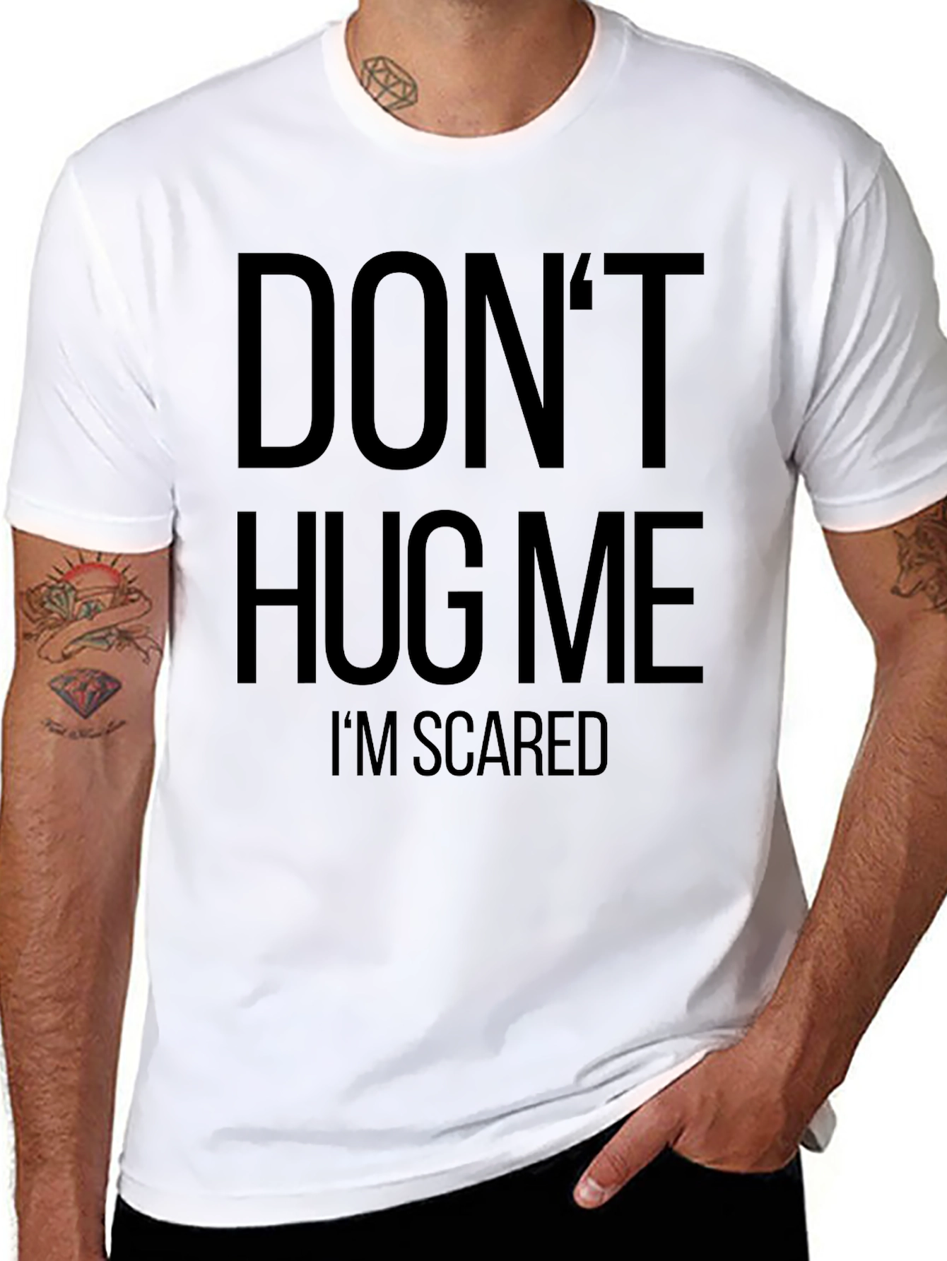 Dont Hug Me Im Scared Graphic Tee