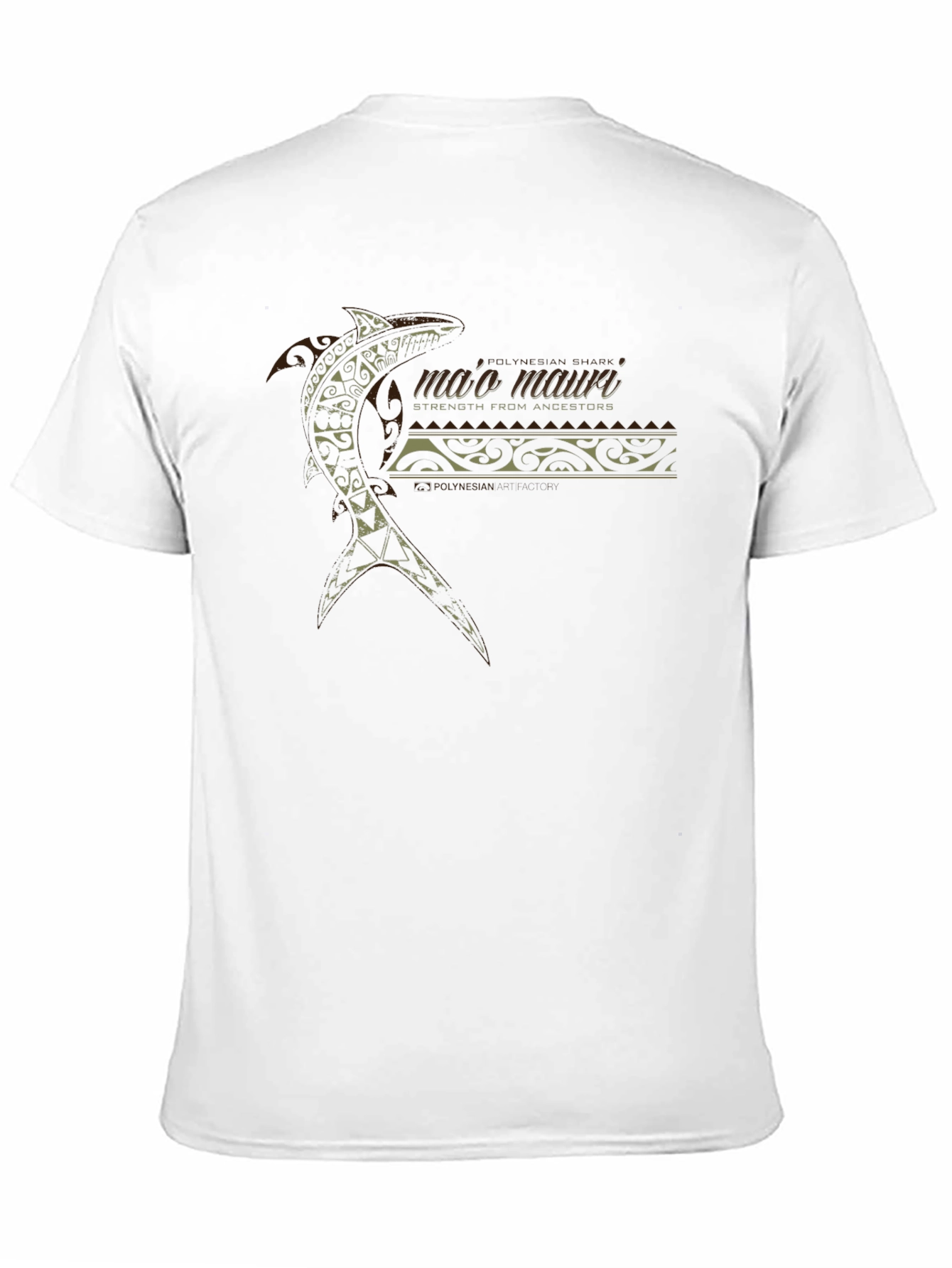Tribal Marlin Black T-Shirt - Māo Mauri