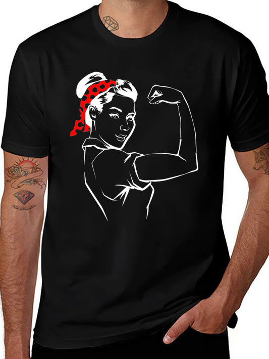 Feminist Rosie the Riveter Graphic T-Shirt