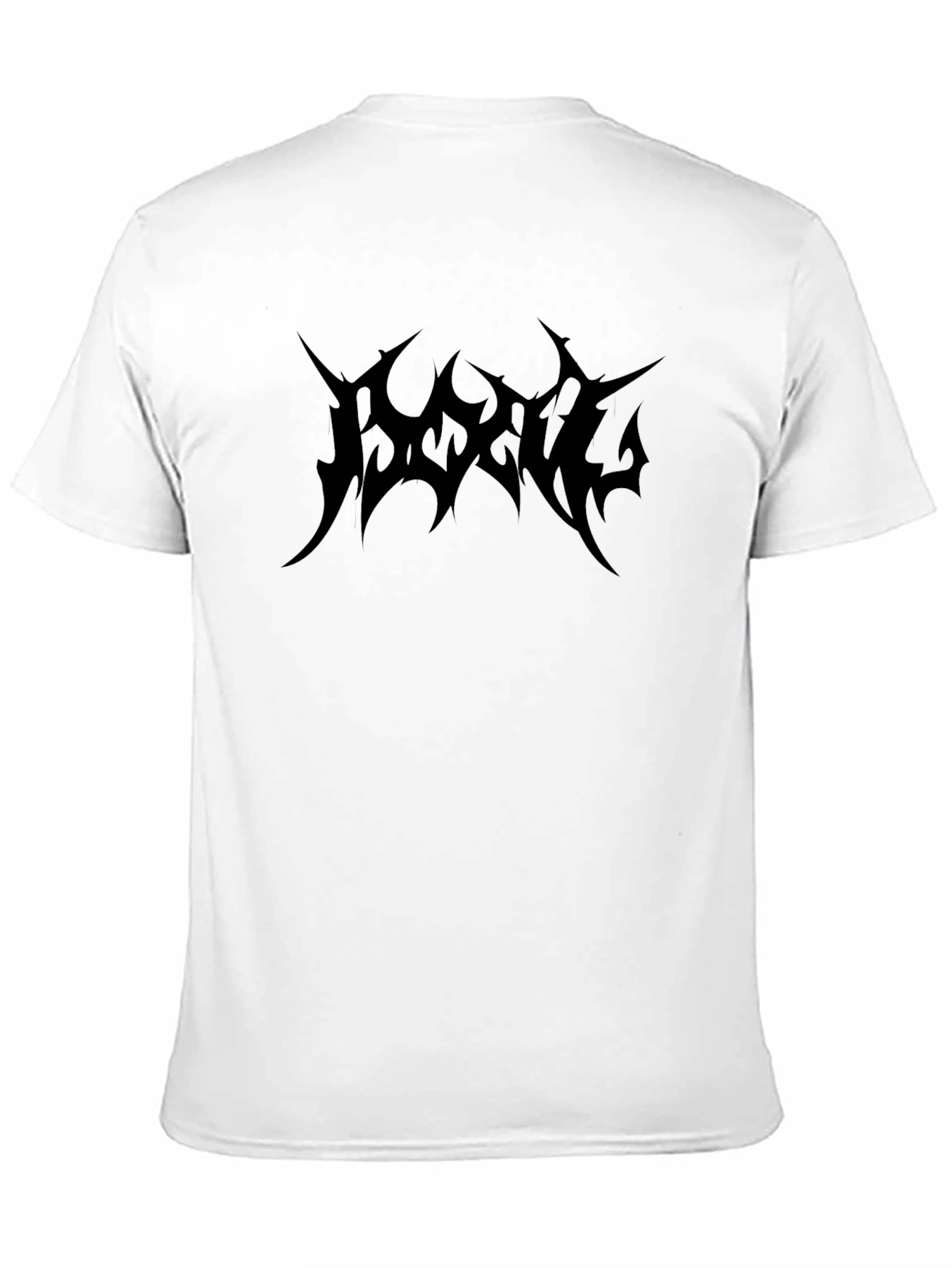Edgy Black Graphic Tee - Dark Aesthetic