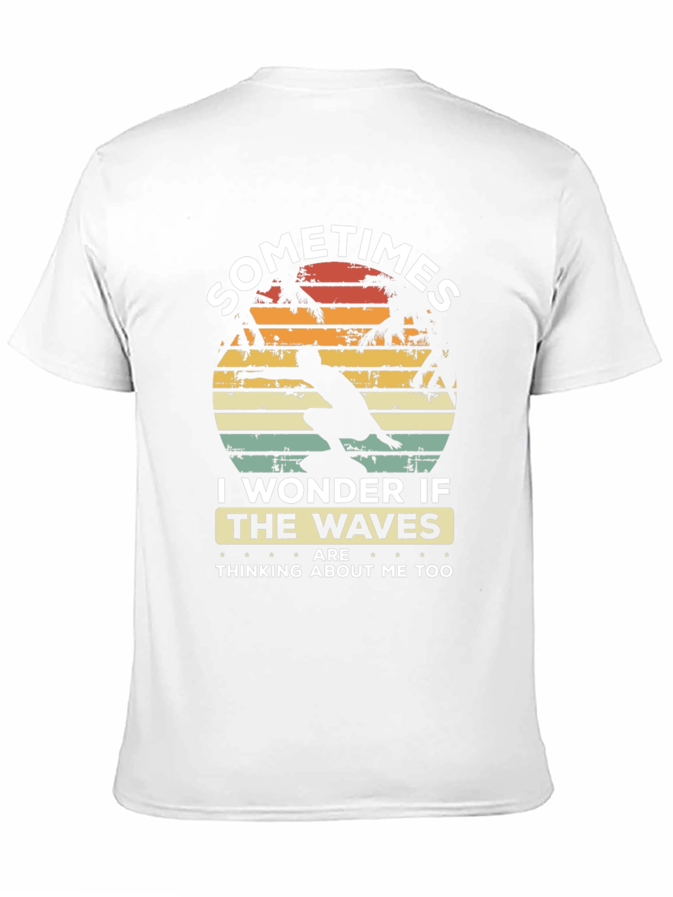 Sometimes I Wonder Tee - Waves Graphic