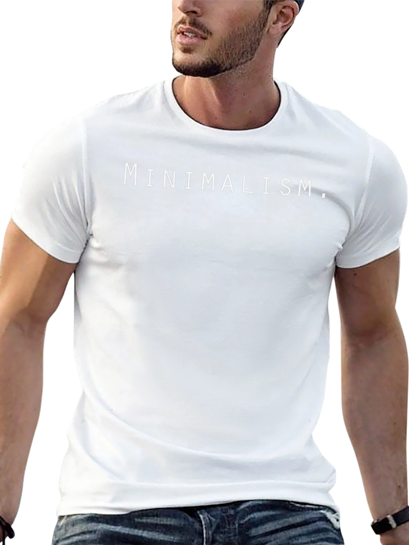 Minimalism Graphic Tee - Simple Stylish Statement