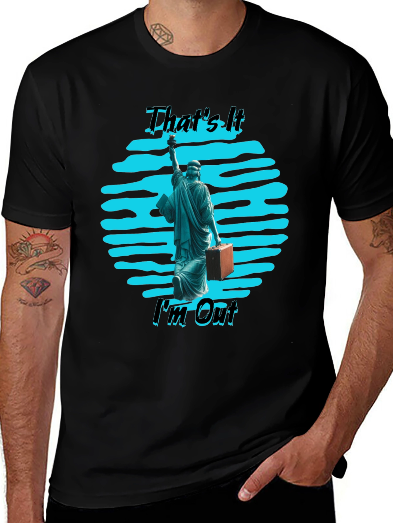 Statue of Liberty Leaving T-Shirt