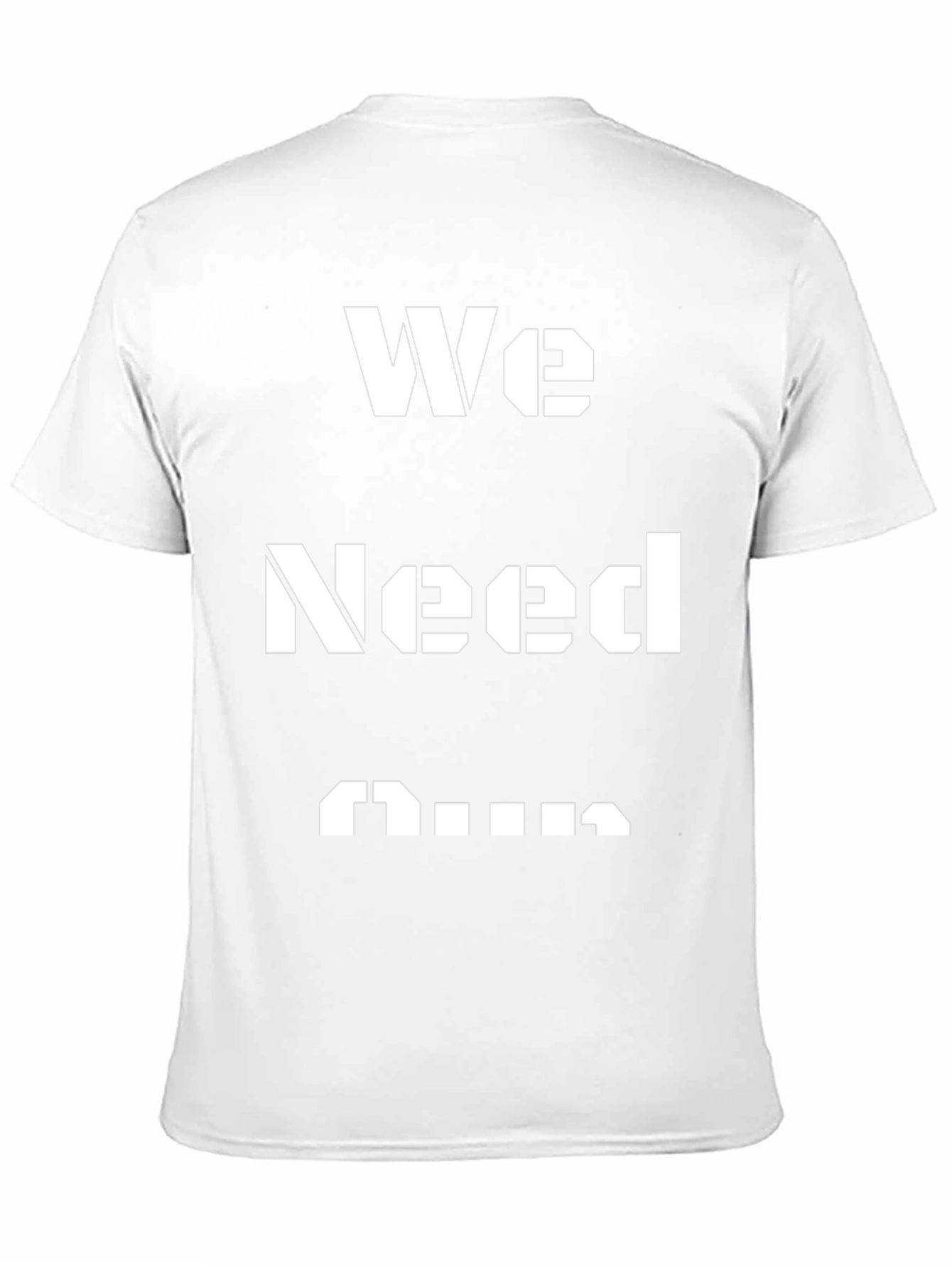 We Need Guns Graphic Tee - Black T-Shirt