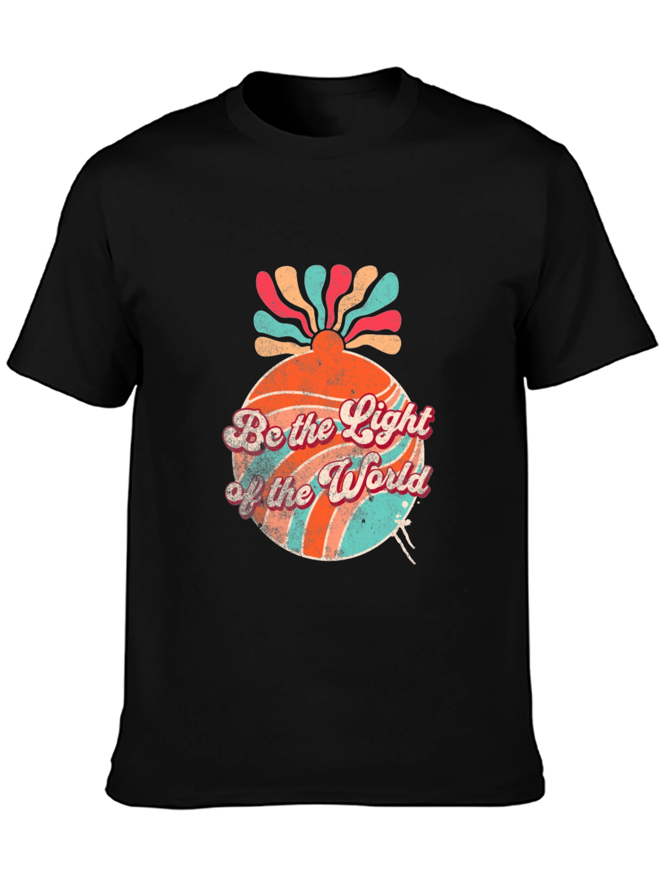 Be the Light Graphic Tee - Retro Style
