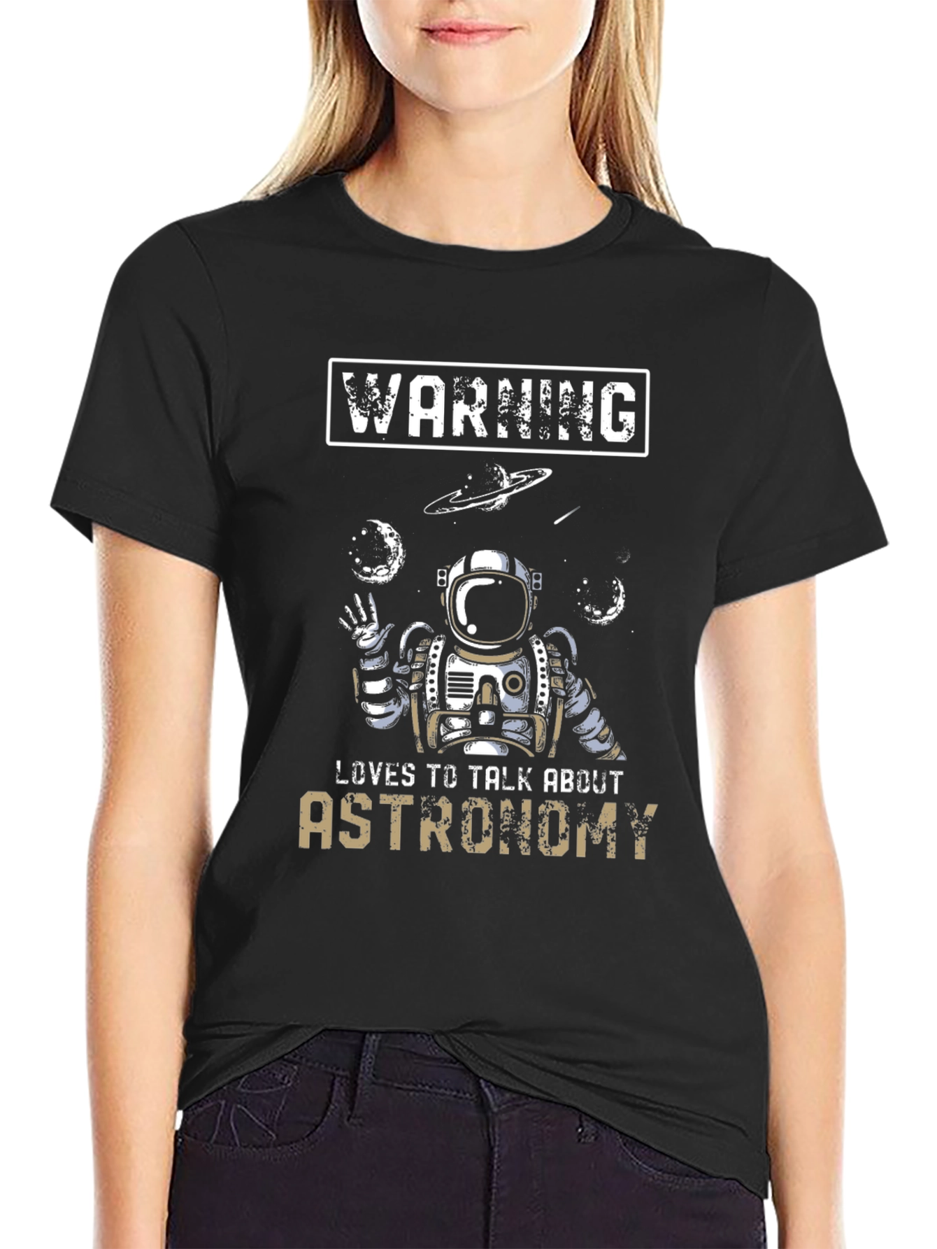 Astronomy Lover T-Shirt - Space Astronaut Design