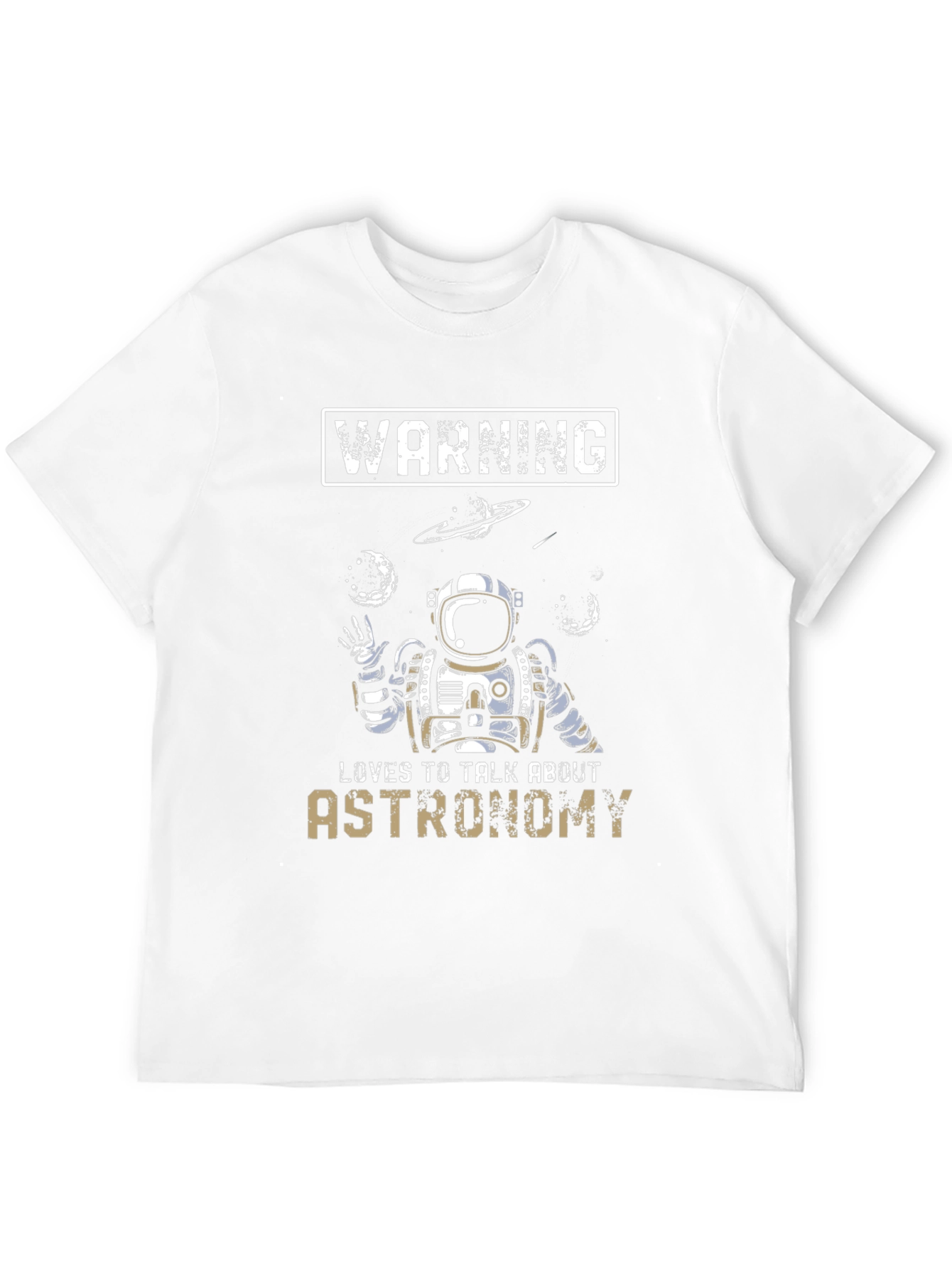 Astronomy Lover T-Shirt - Space Astronaut Design